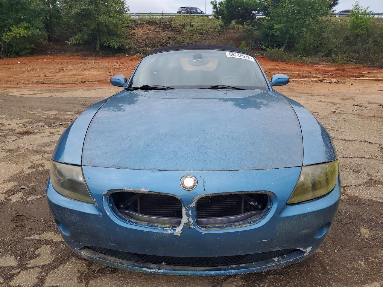 2005 Bmw Z4 2.5 Бирюзовый vin: 4USBT33575LS57276