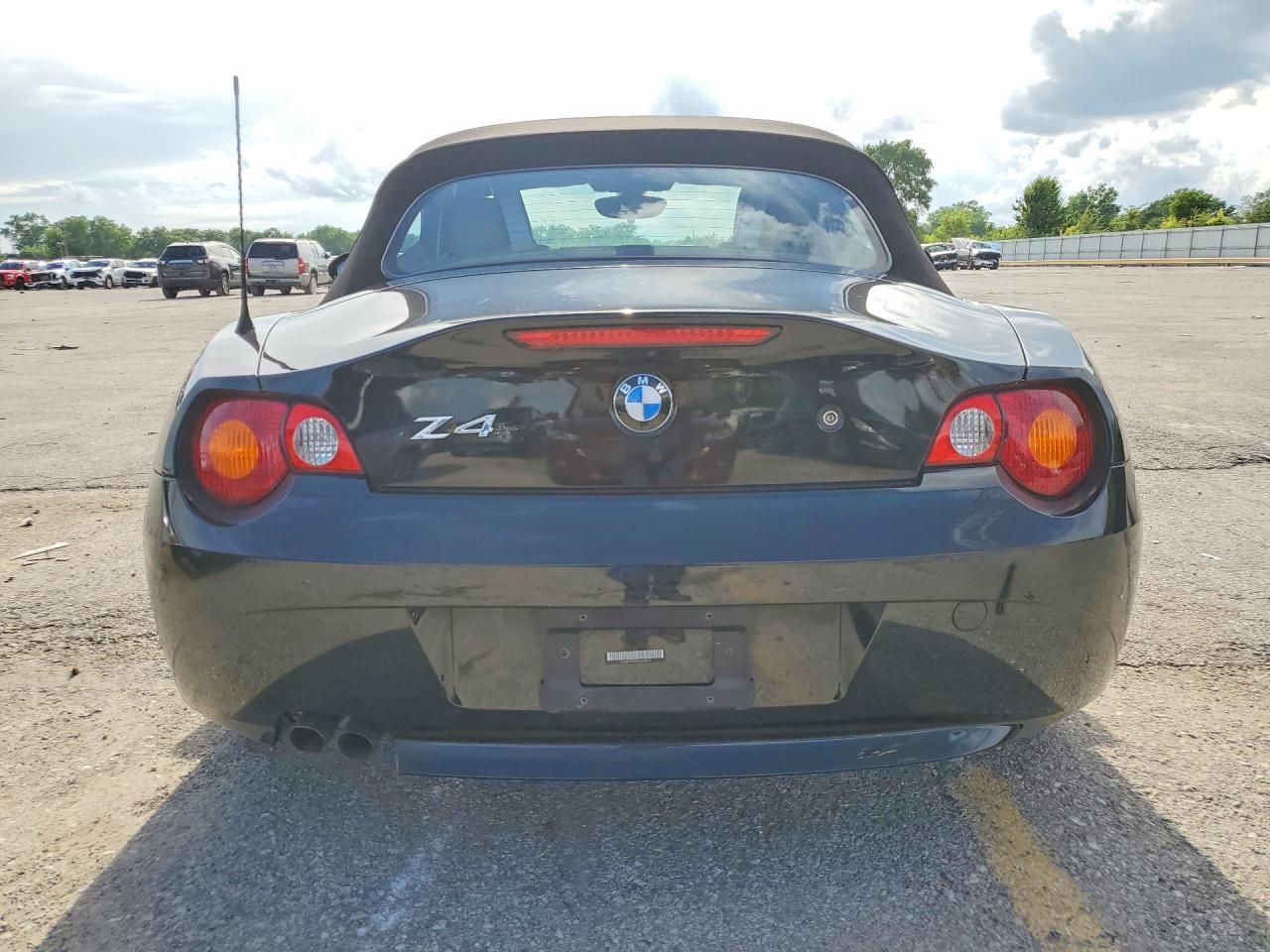 2004 Bmw Z4 2.5 Black vin: 4USBT33594LS48917