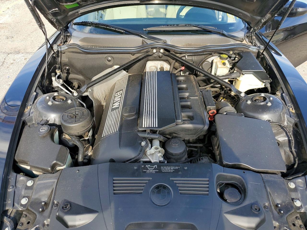 2004 Bmw Z4 2.5 Black vin: 4USBT33594LS48917