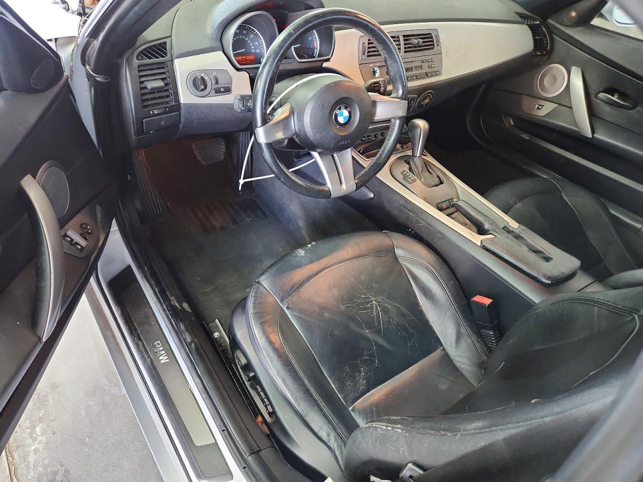 2003 Bmw Z4 3.0 Silver vin: 4USBT53403LU01105