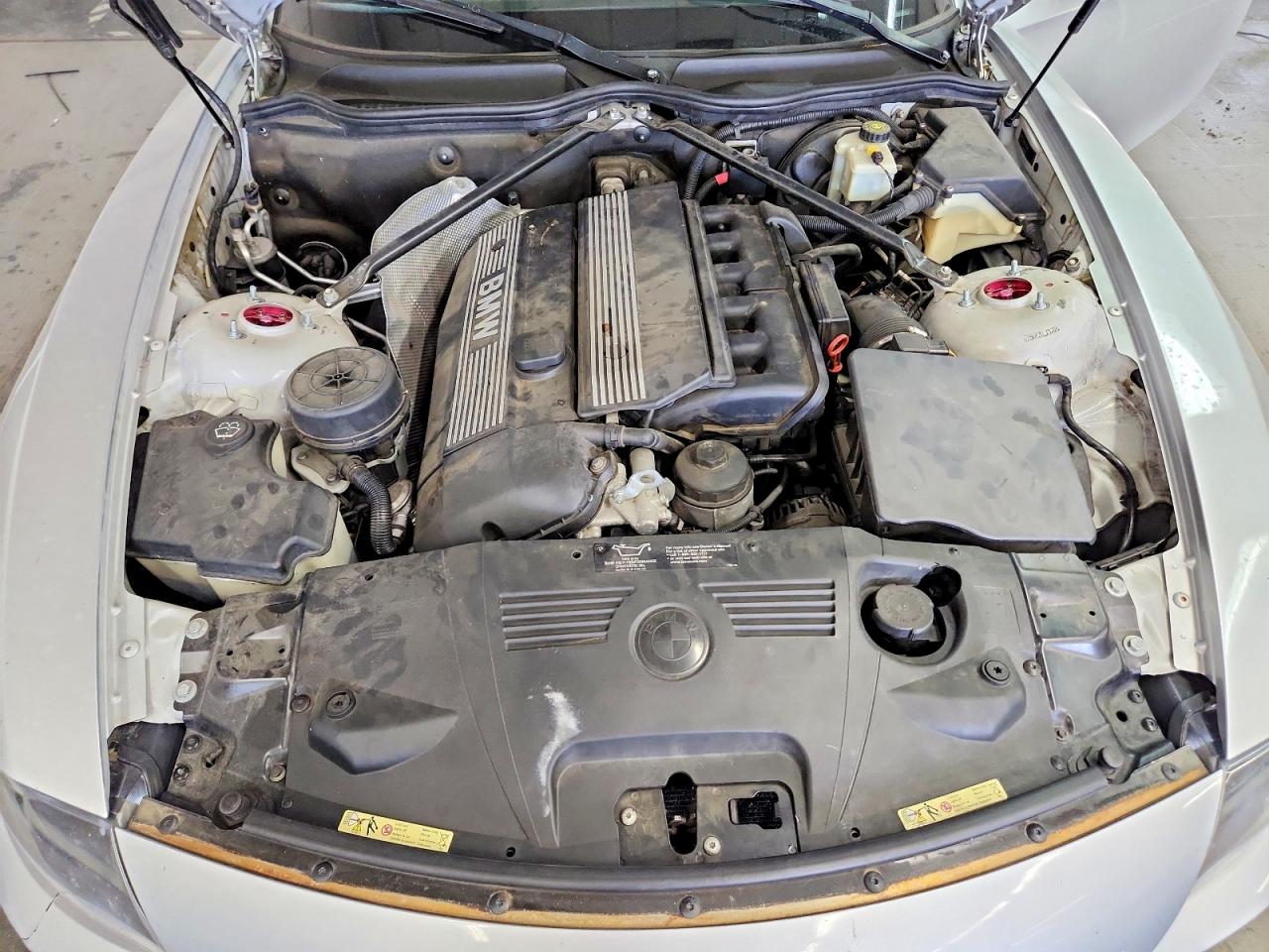 2003 Bmw Z4 3.0 Silver vin: 4USBT53403LU01105