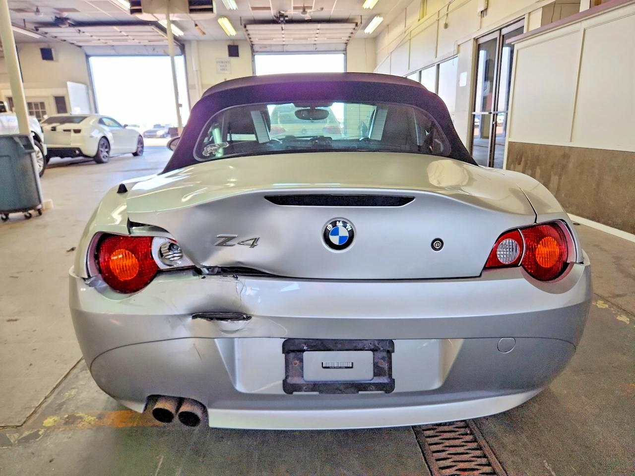 2003 Bmw Z4 3.0 Silver vin: 4USBT53403LU01105