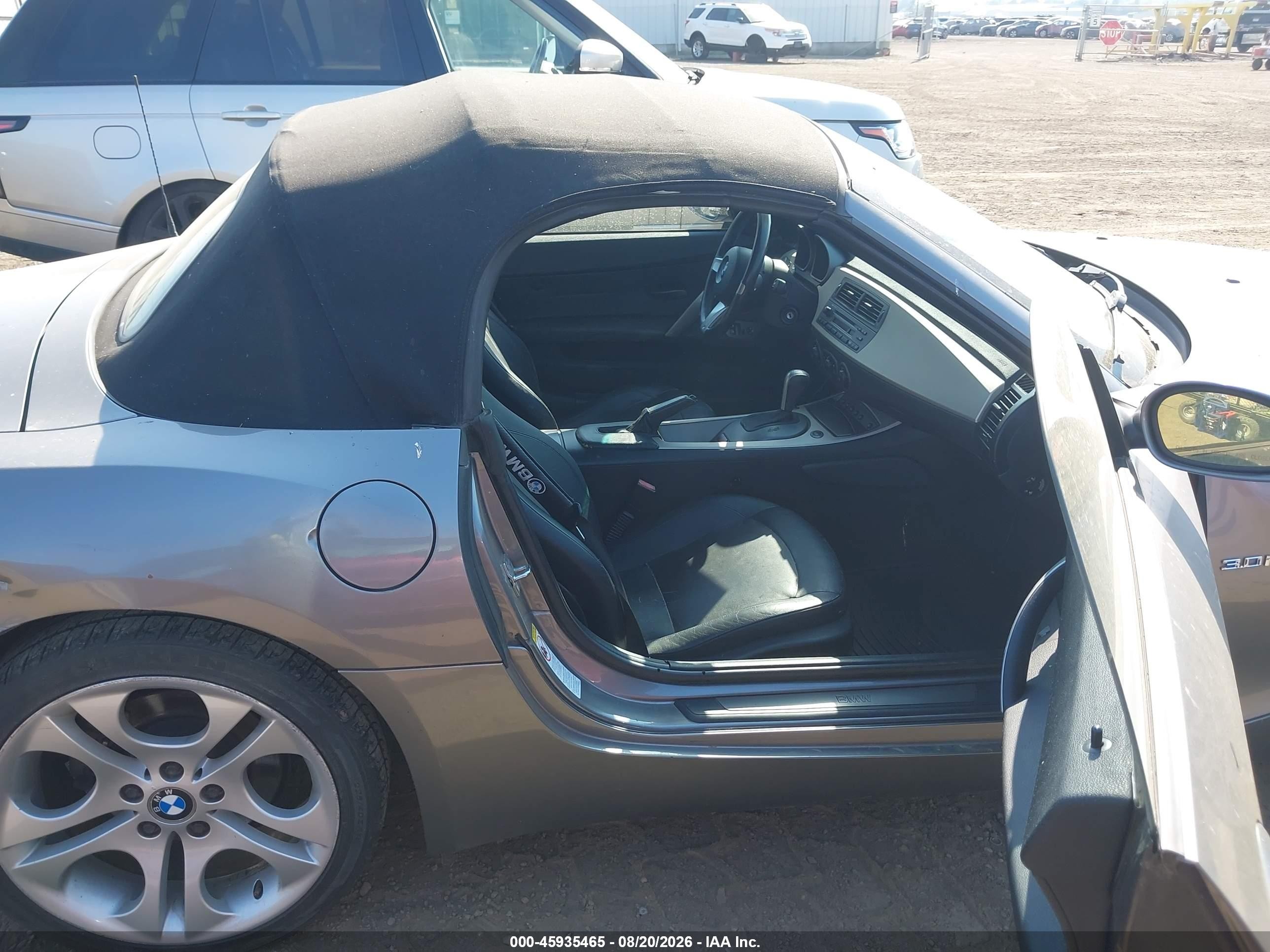 2003 Bmw Z4 3.0i Gray vin: 4USBT53413LU00349