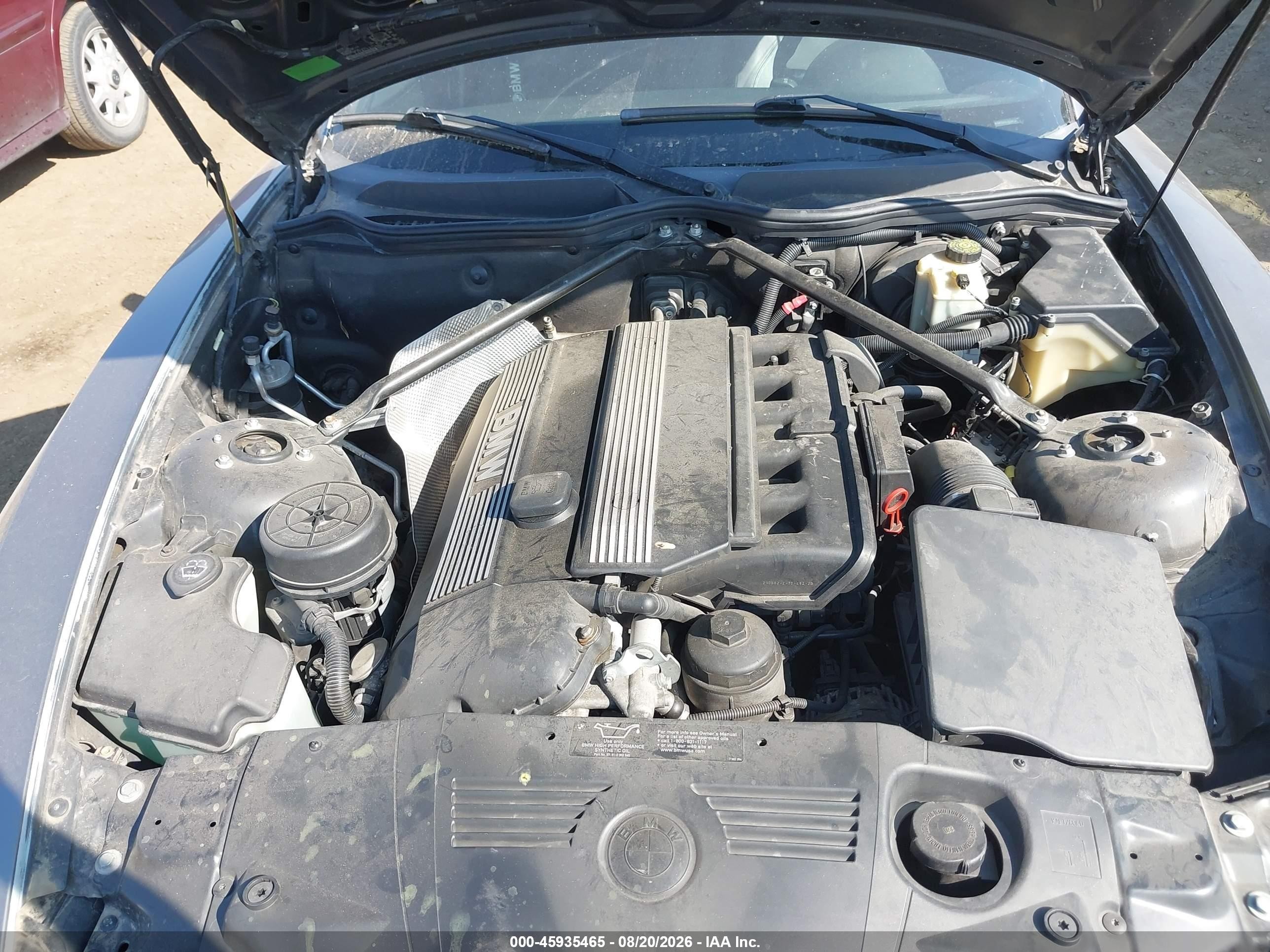 2003 Bmw Z4 3.0i Gray vin: 4USBT53413LU00349