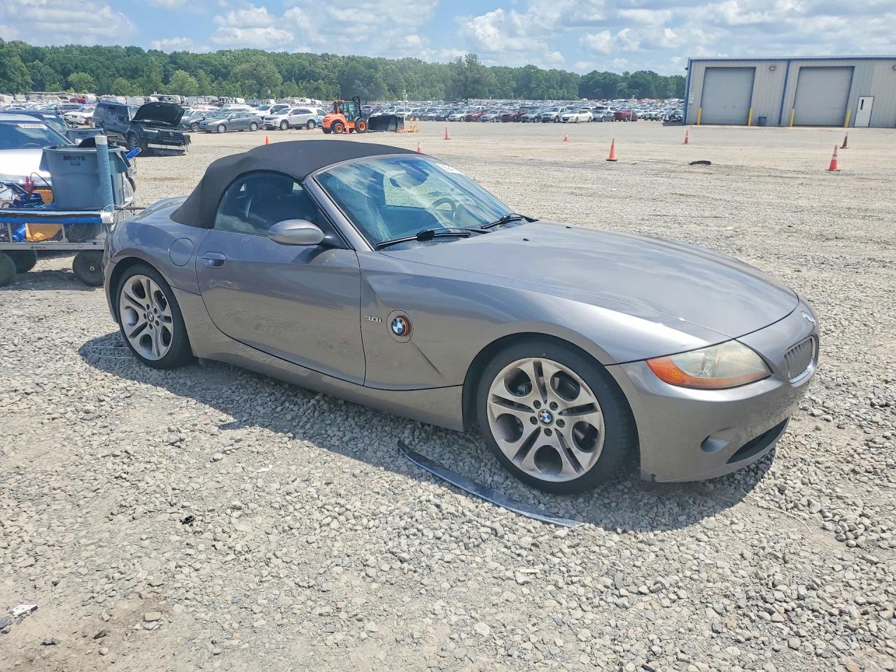 2003 Bmw Z4 3.0 Silver vin: 4USBT53433LU02166