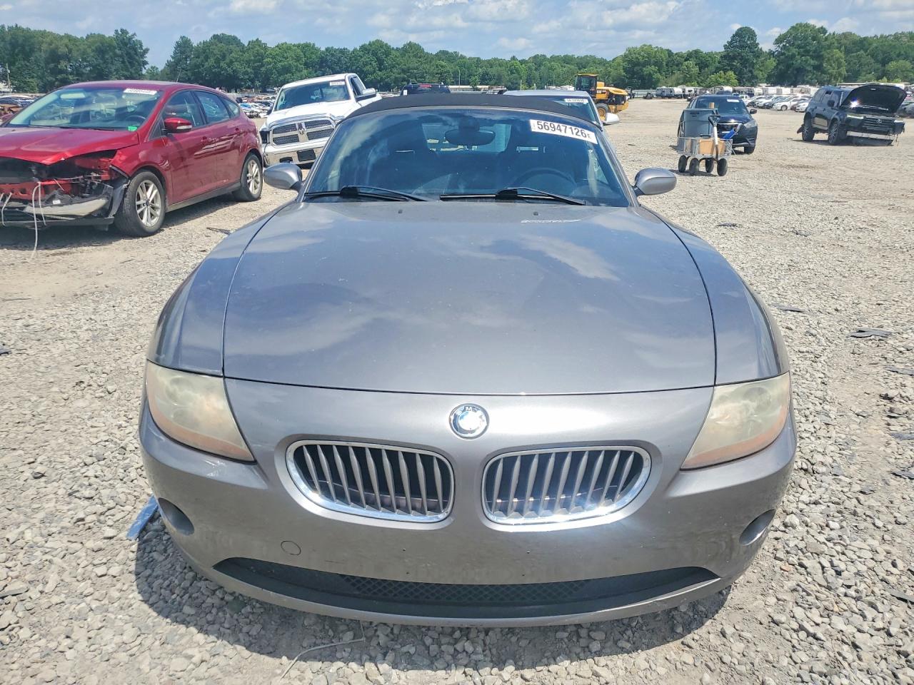 2003 Bmw Z4 3.0 Silver vin: 4USBT53433LU02166
