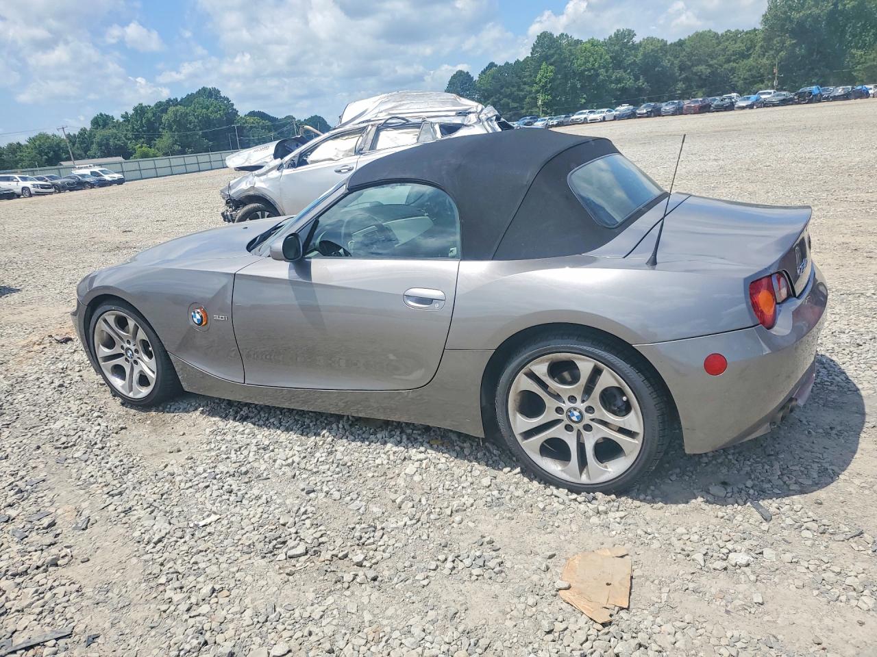 2003 Bmw Z4 3.0 Silver vin: 4USBT53433LU02166