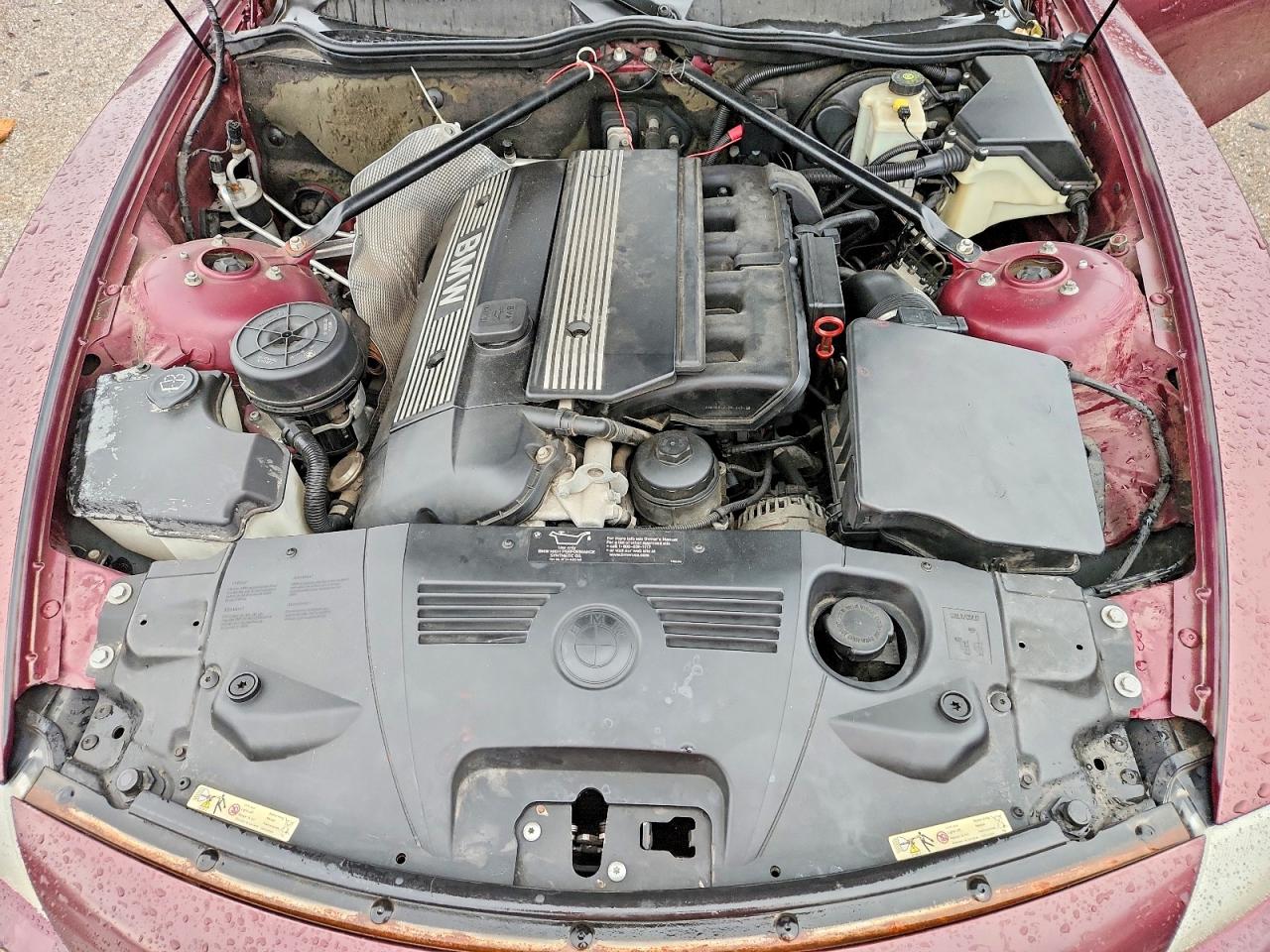 2003 Bmw Z4 3.0 Maroon vin: 4USBT53433LU04239
