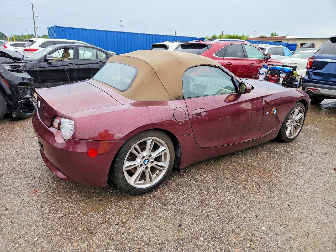 2003 Bmw Z4 3.0 Maroon vin: 4USBT53433LU04239