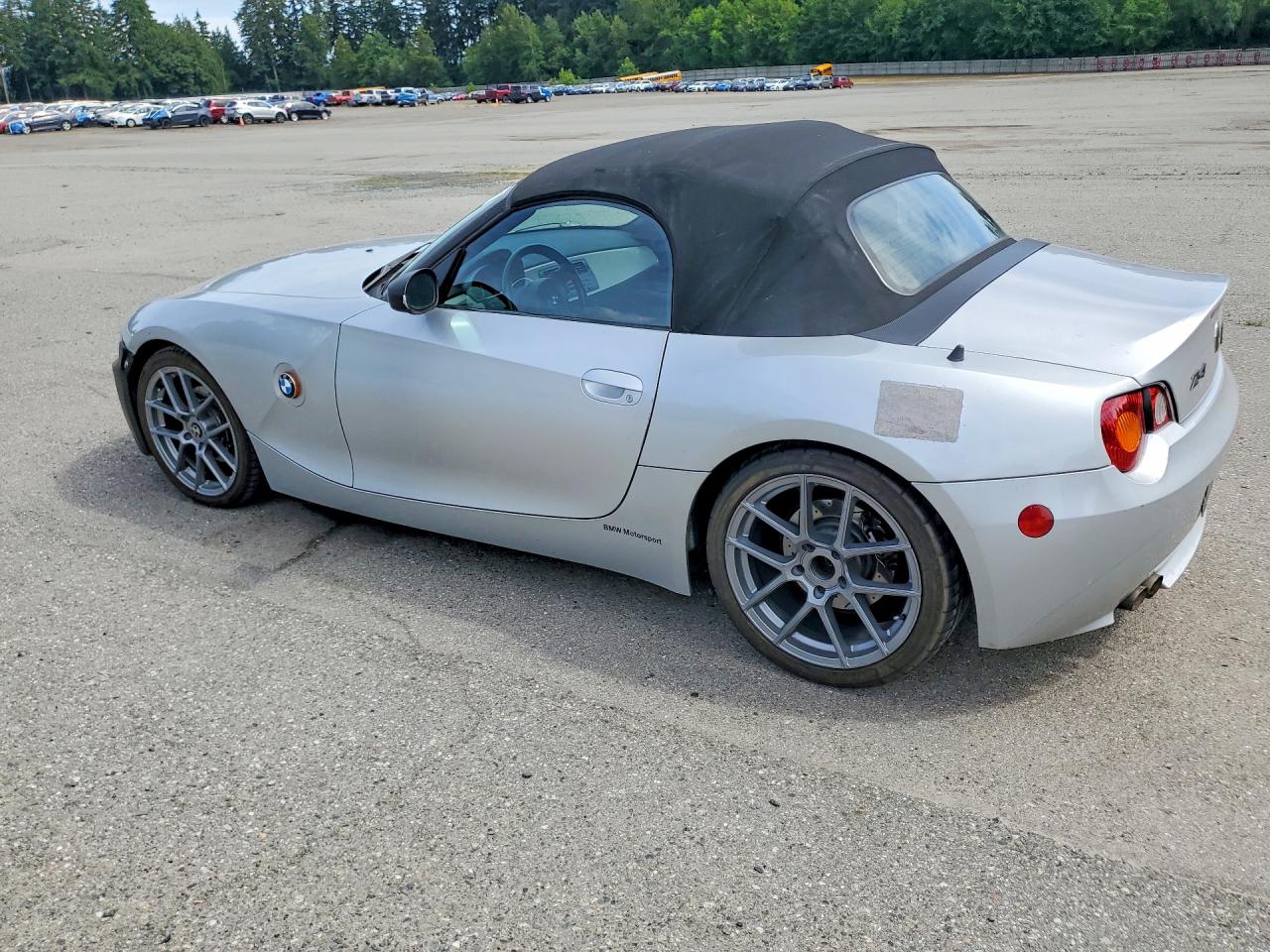 2003 Bmw Z4 3.0 Silver vin: 4USBT53453LT21587