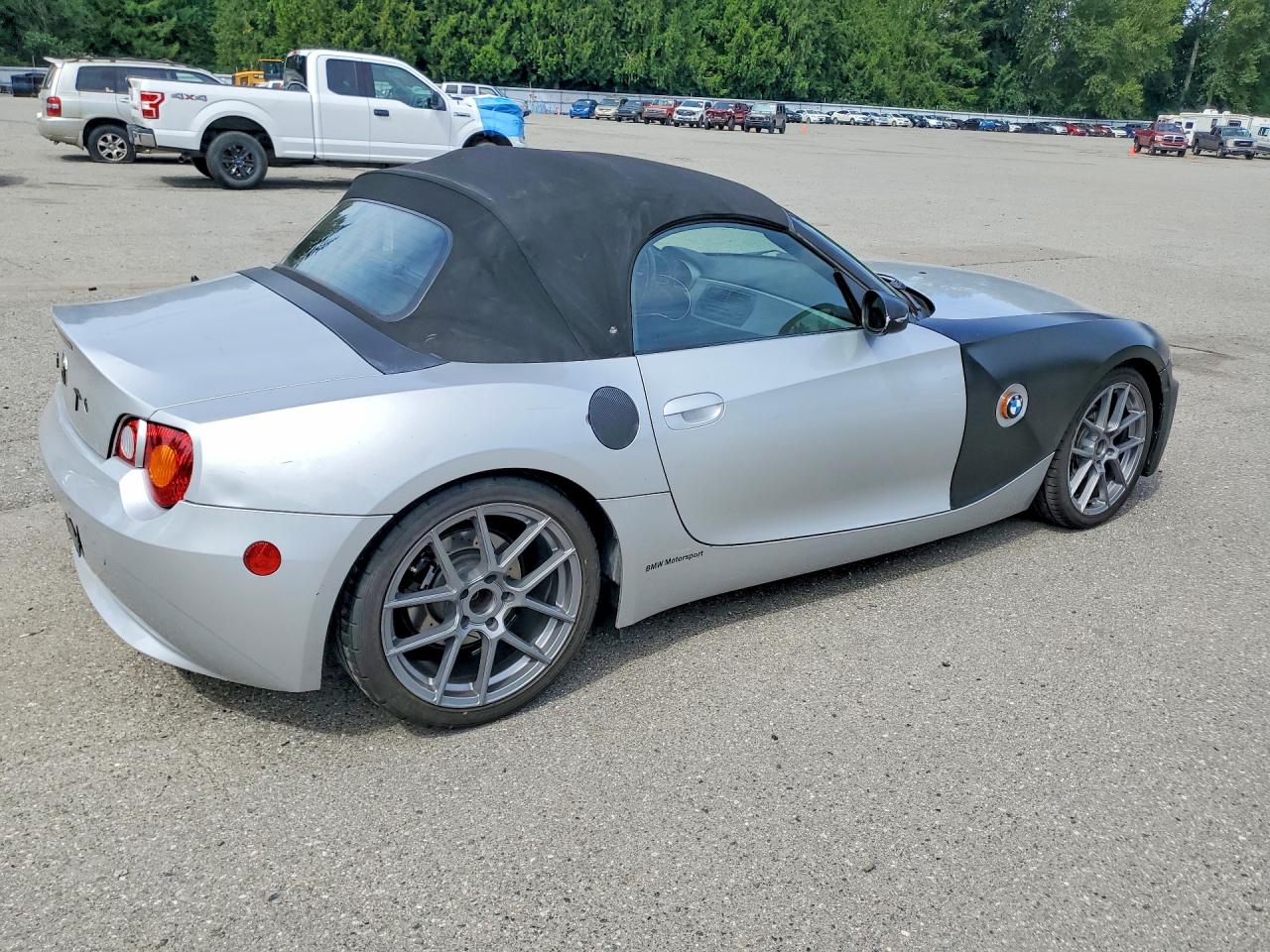 2003 Bmw Z4 3.0 Silver vin: 4USBT53453LT21587