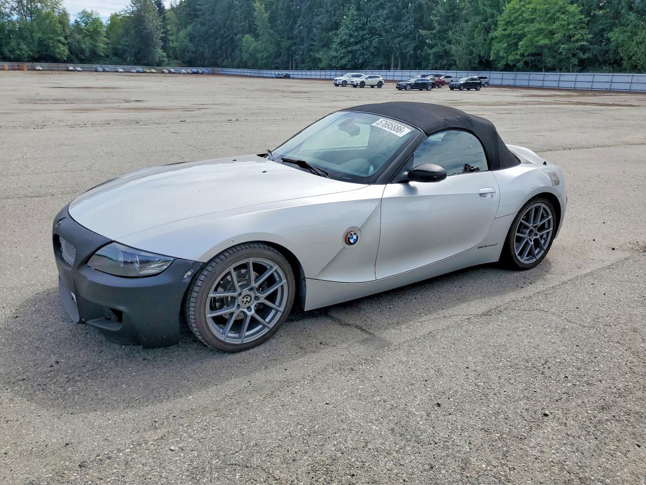 2003 Bmw Z4 3.0 Серебряный vin: 4USBT53453LT21587