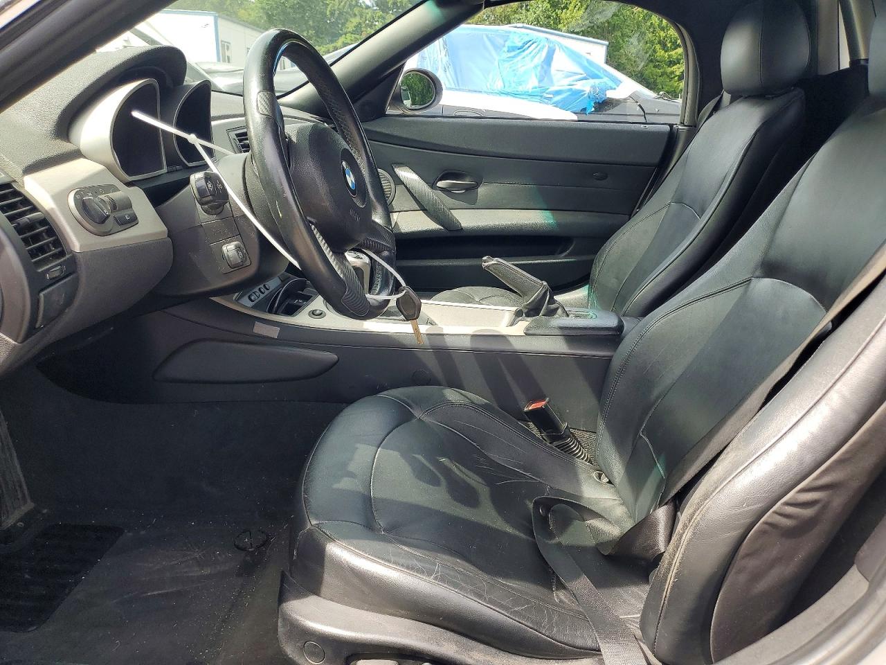 2003 Bmw Z4 3.0 Silver vin: 4USBT53453LT21587