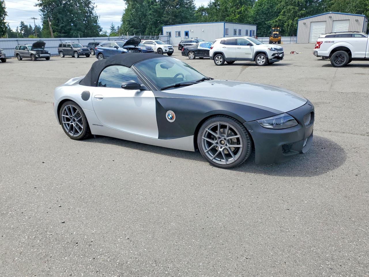 2003 Bmw Z4 3.0 Silver vin: 4USBT53453LT21587