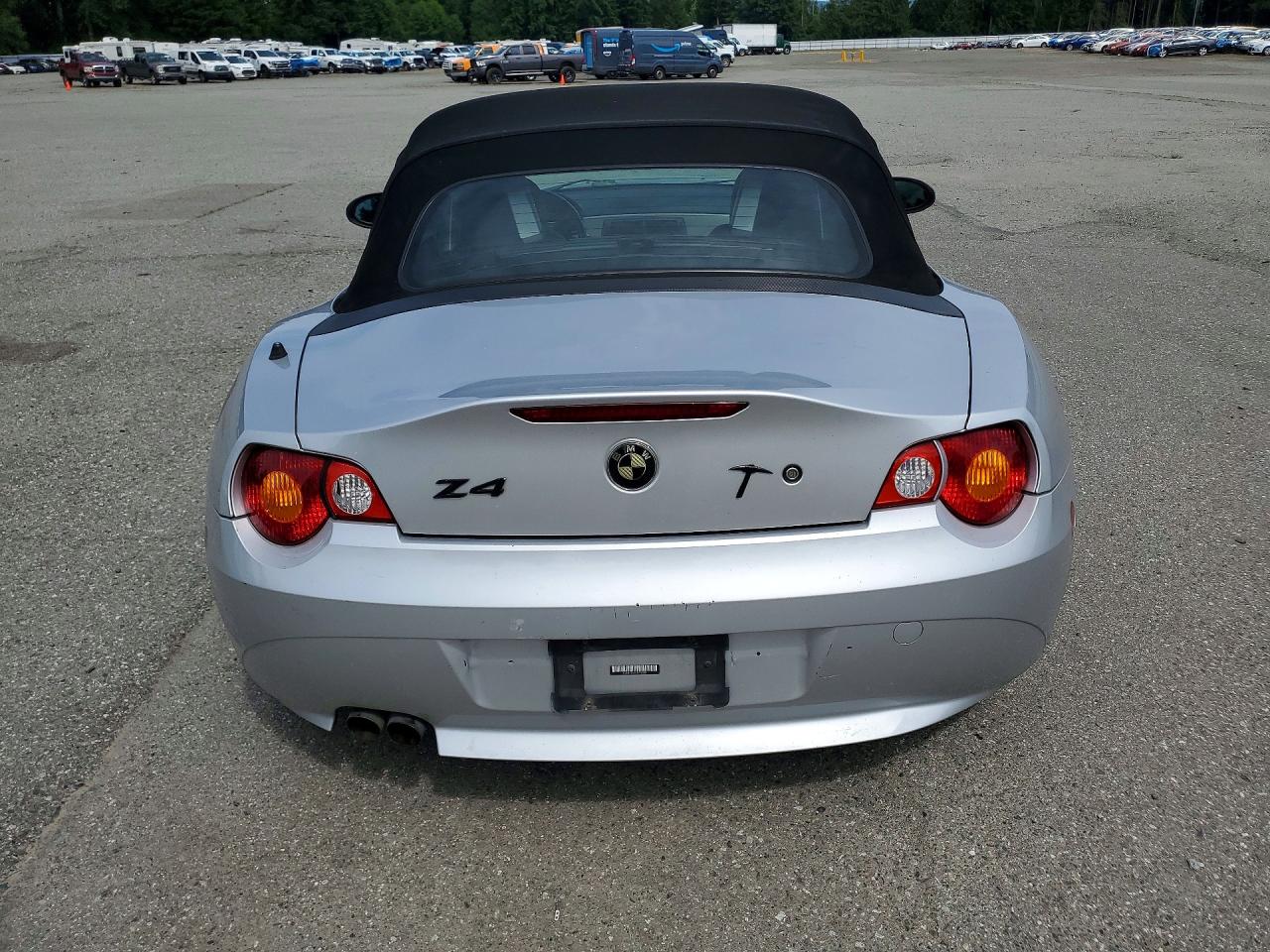 2003 Bmw Z4 3.0 Silver vin: 4USBT53453LT21587