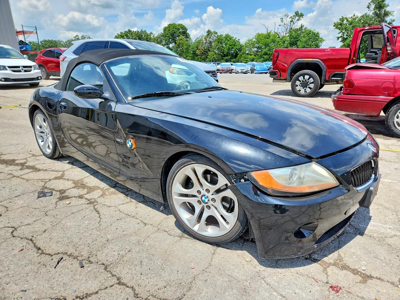 2003 Bmw Z4 3.0 Black vin: 4USBT53453LU03237