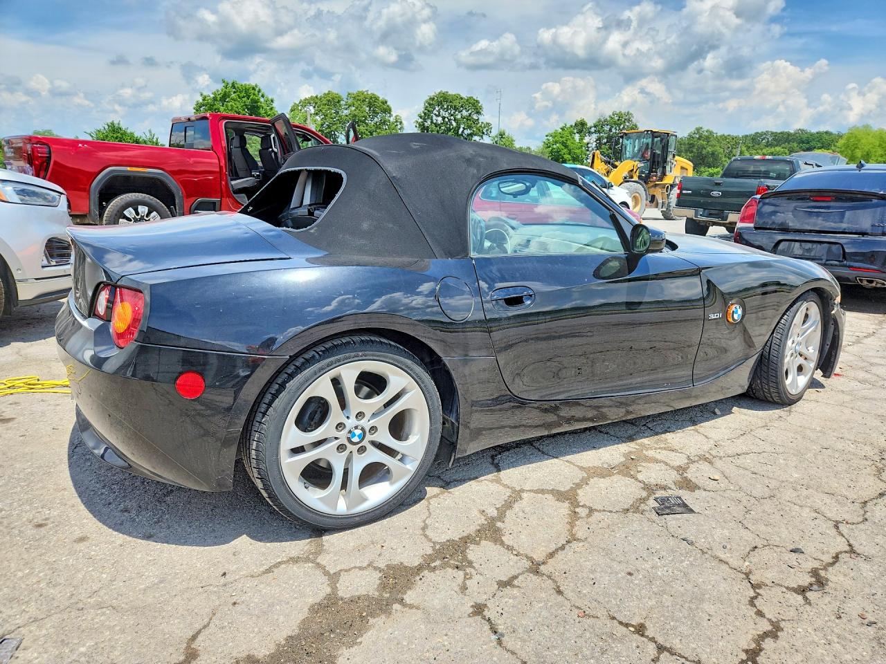 2003 Bmw Z4 3.0 Black vin: 4USBT53453LU03237