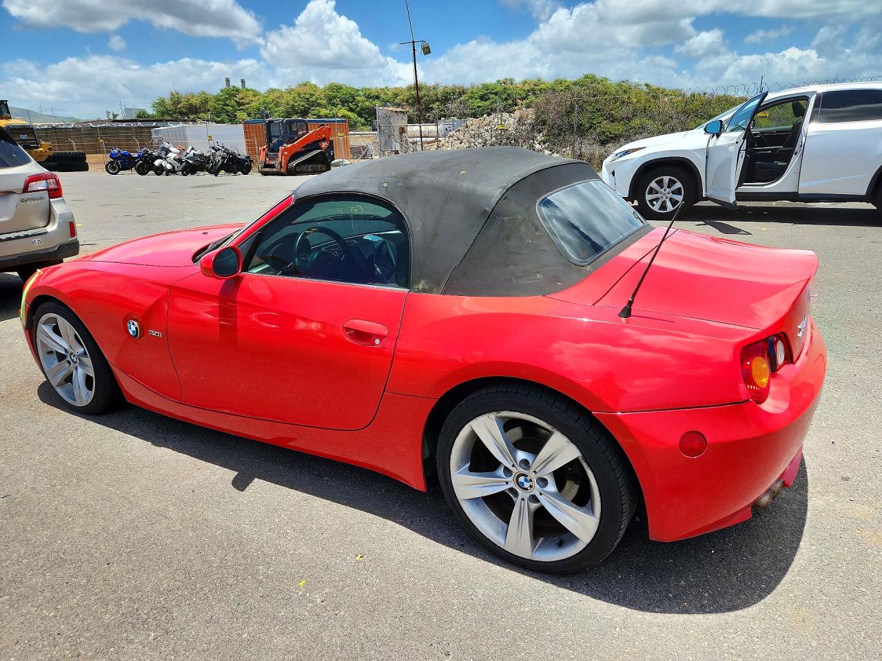 2003 Bmw Z4 3.0 Red vin: 4USBT53463LT23560