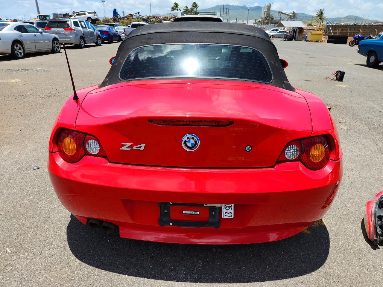 2003 Bmw Z4 3.0 Red vin: 4USBT53463LT23560