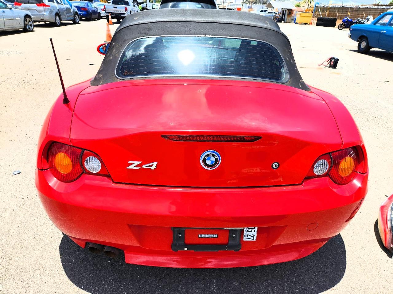 2003 Bmw Z4 3.0 Red vin: 4USBT53463LT23560