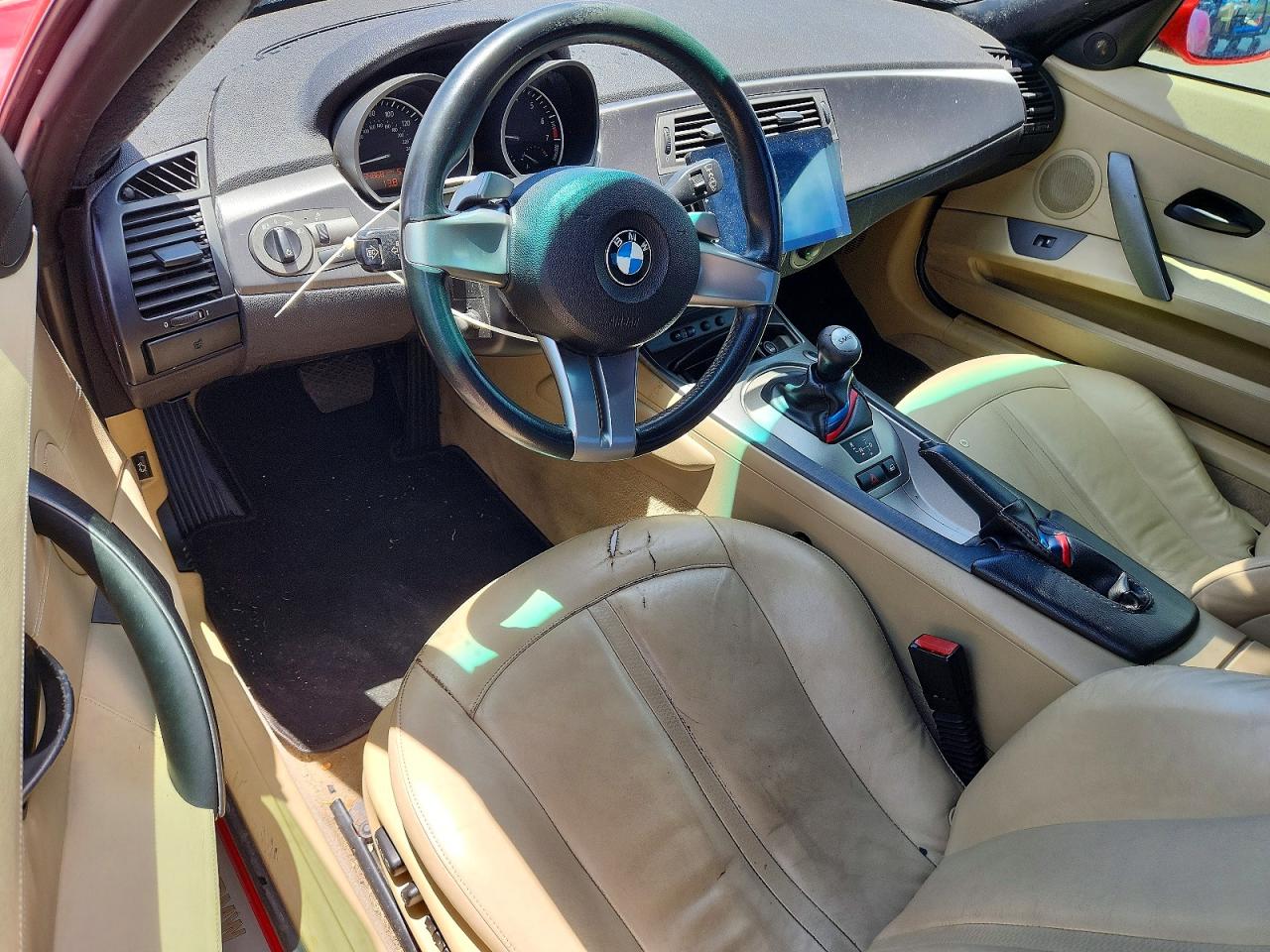 2003 Bmw Z4 3.0 Red vin: 4USBT53463LT23560