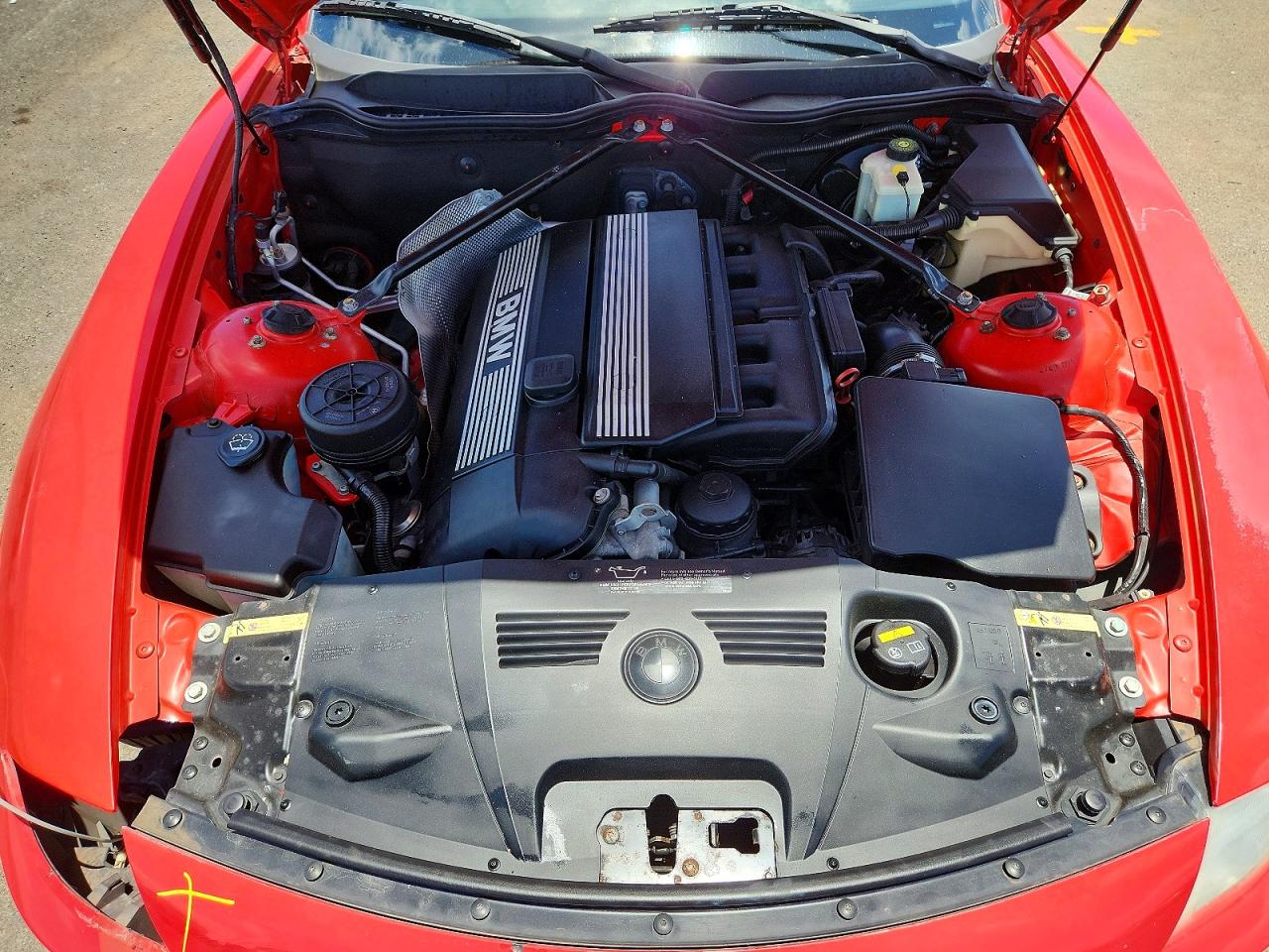 2003 Bmw Z4 3.0 Red vin: 4USBT53463LT23560