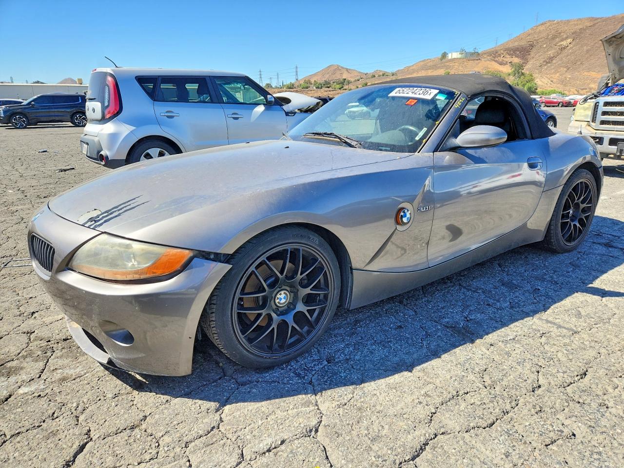 2003 Bmw Z4 3.0 Gray vin: 4USBT53463LU00394