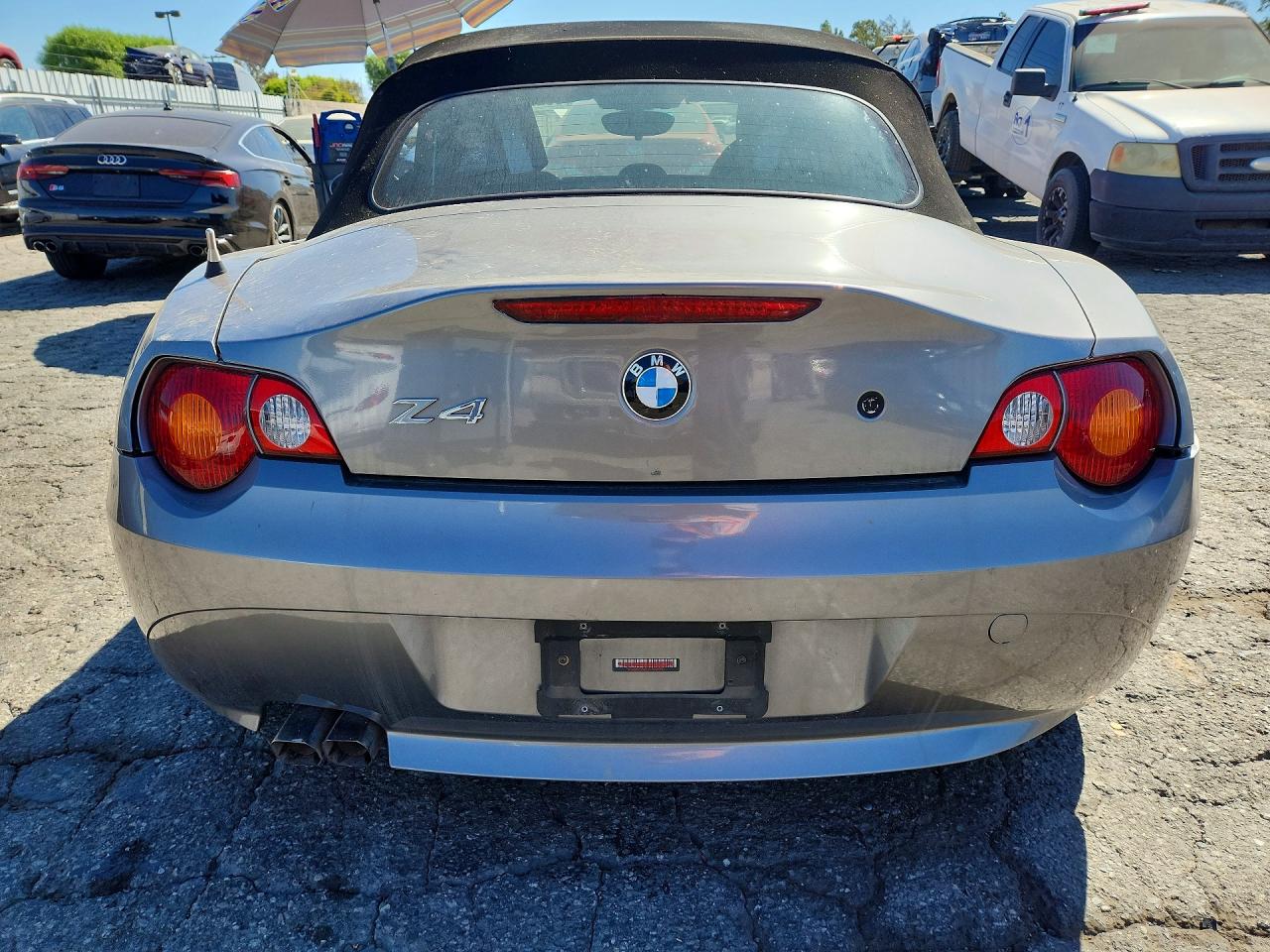 2003 Bmw Z4 3.0 Gray vin: 4USBT53463LU00394