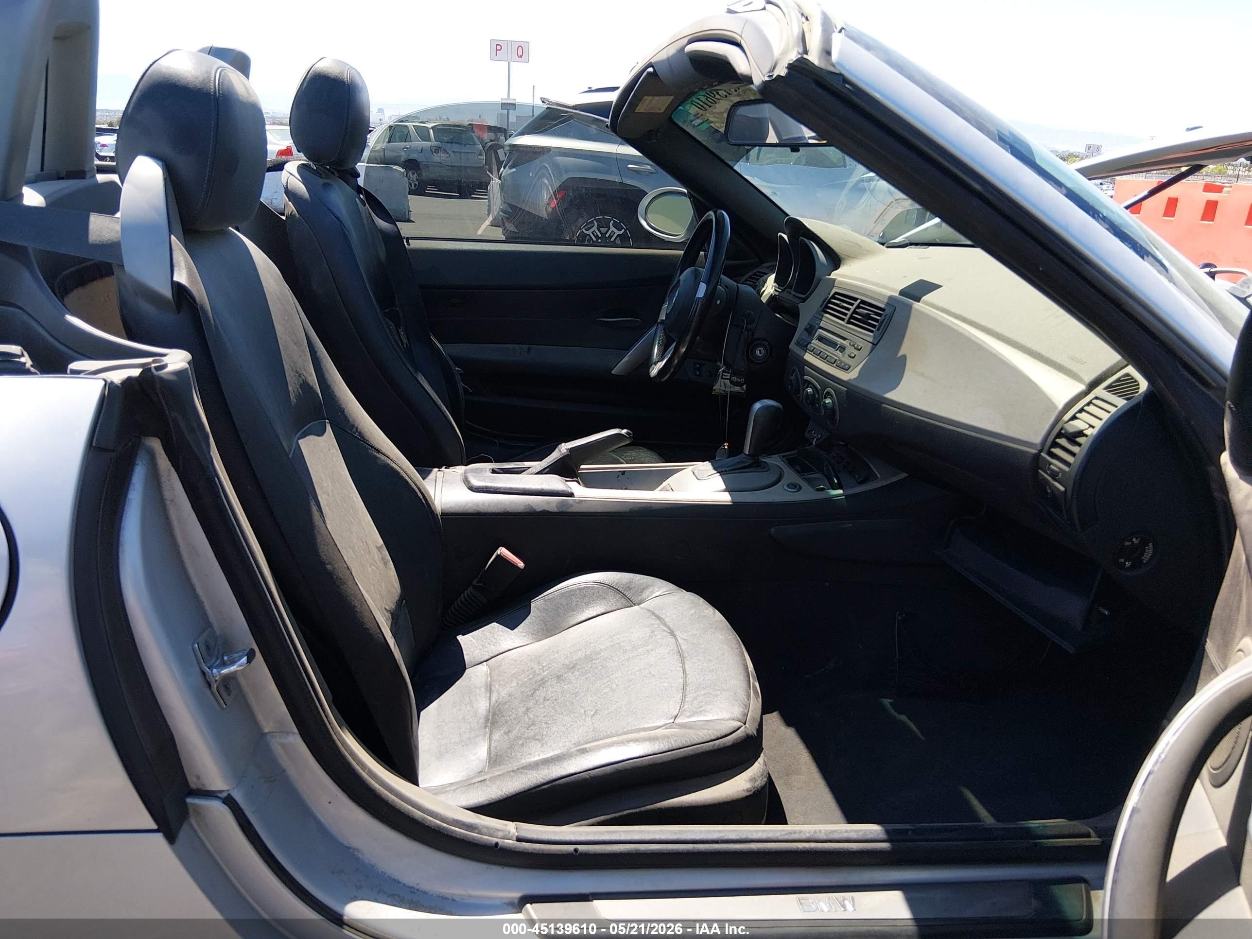 2003 Bmw Z4 3.0i Серебряный vin: 4USBT53483LU01224