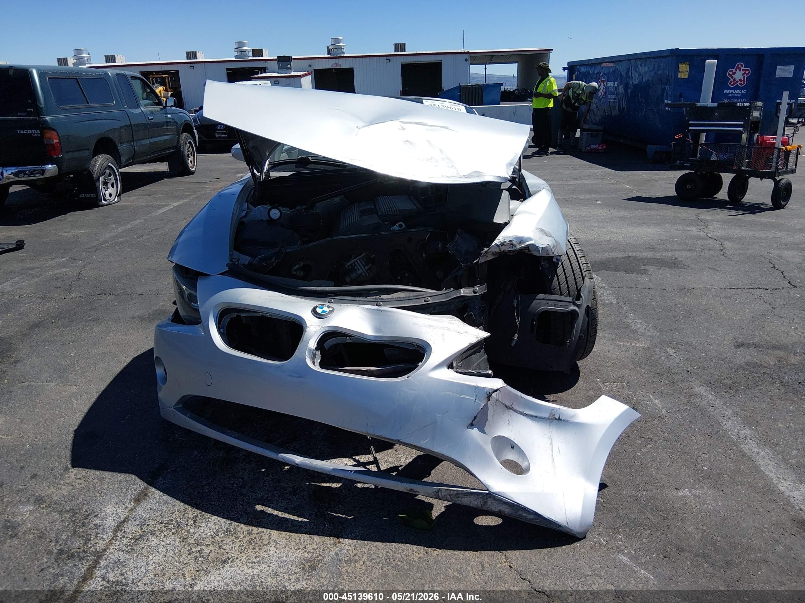 2003 Bmw Z4 3.0i Серебряный vin: 4USBT53483LU01224