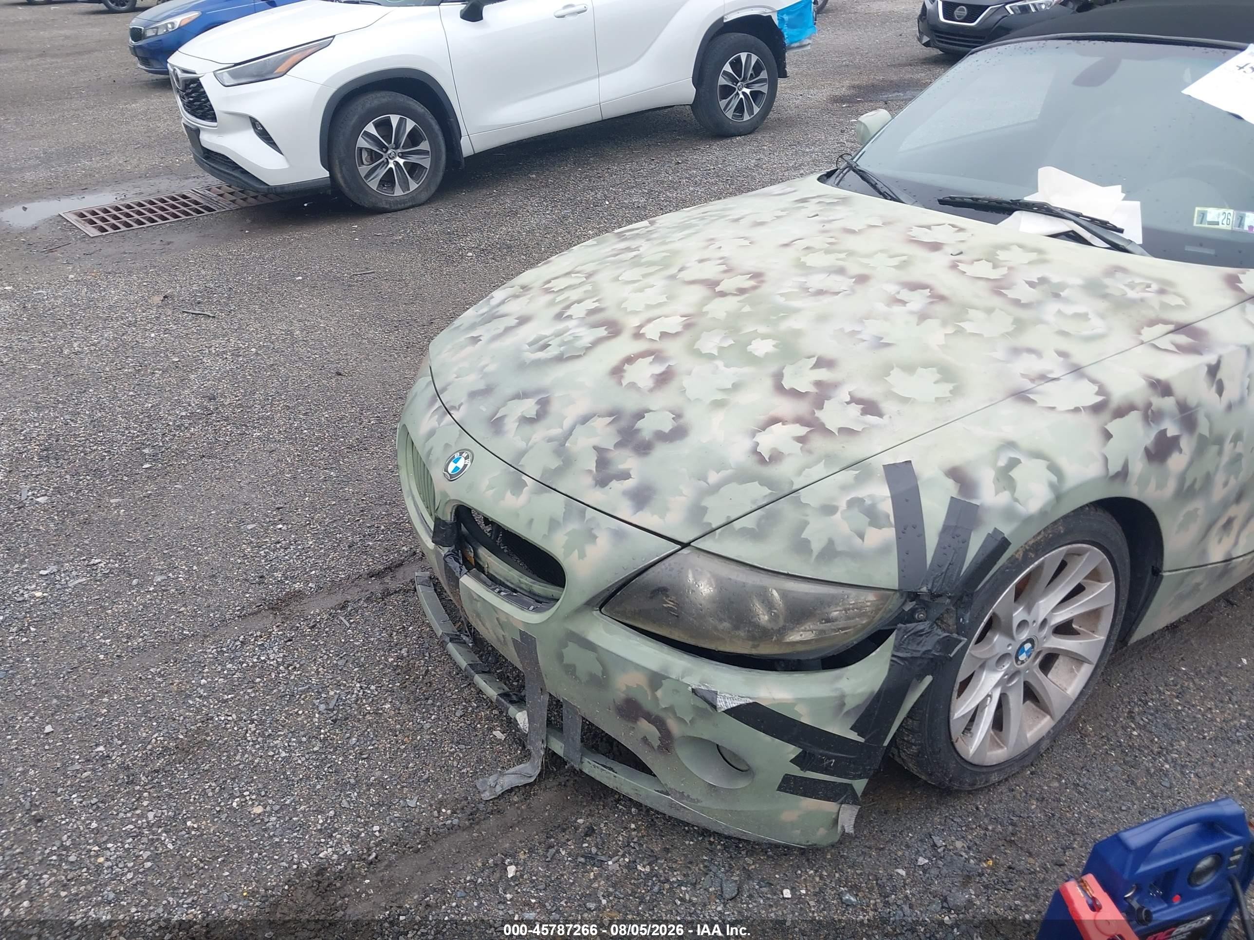 2003 Bmw Z4 3.0i Green vin: 4USBT53483LU02082