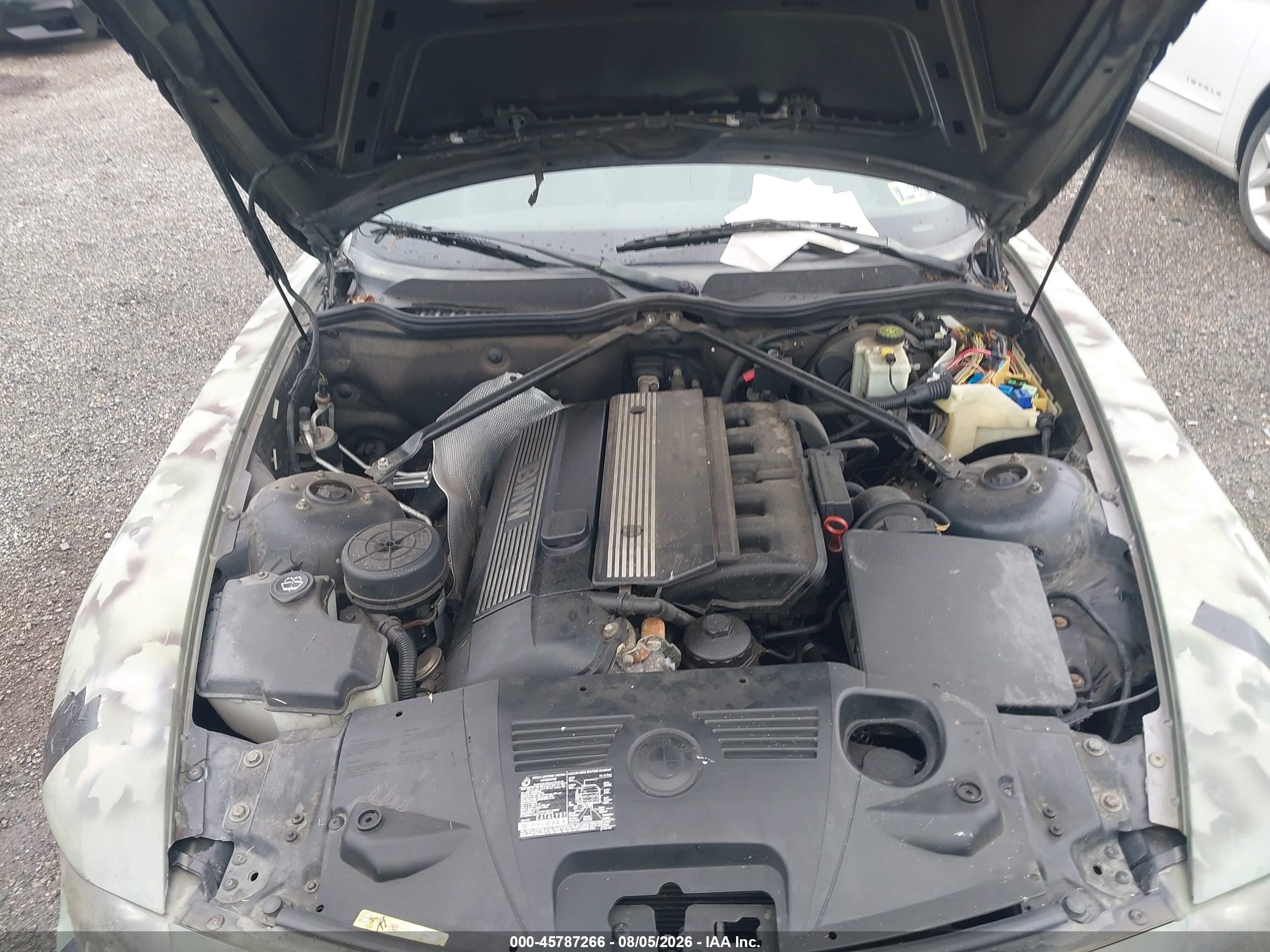 2003 Bmw Z4 3.0i Green vin: 4USBT53483LU02082