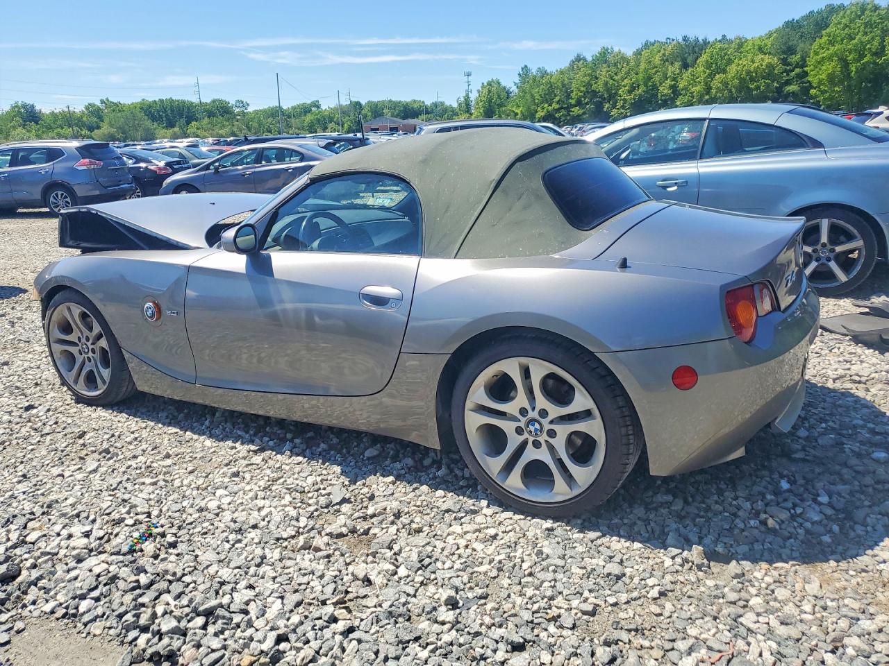 2003 Bmw Z4 3.0 Gray vin: 4USBT534X3LT23075