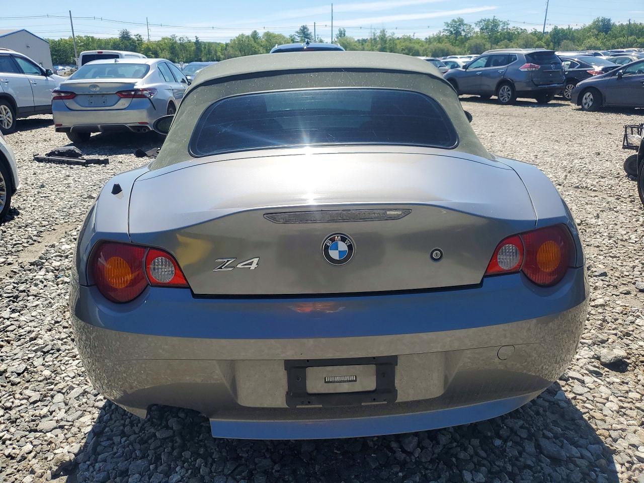 2003 Bmw Z4 3.0 Gray vin: 4USBT534X3LT23075