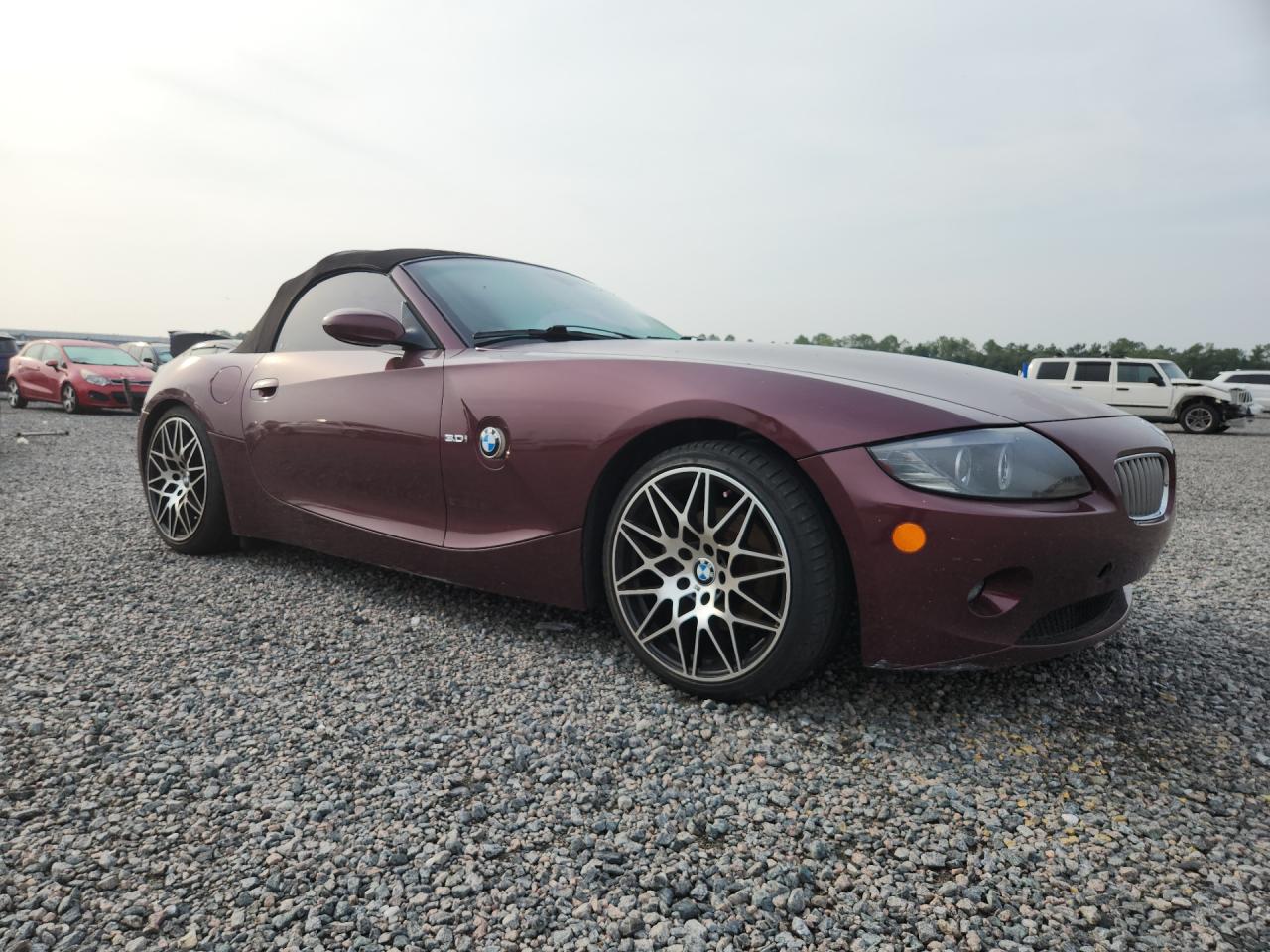 2005 Bmw Z4 3.0 Бордовый vin: 4USBT53505LT28278