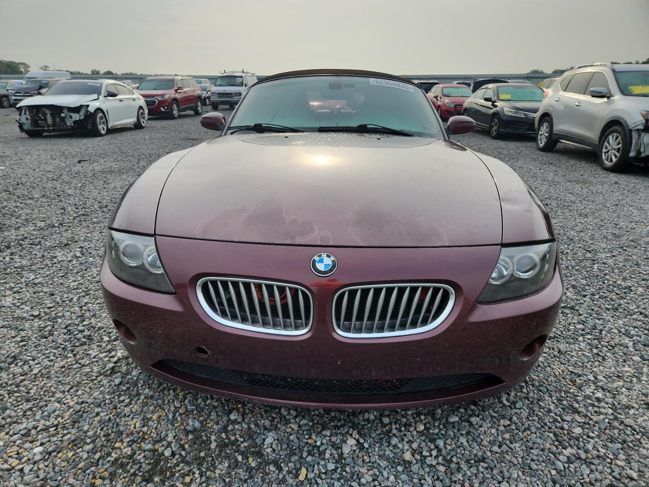 2005 Bmw Z4 3.0 Бордовый vin: 4USBT53505LT28278