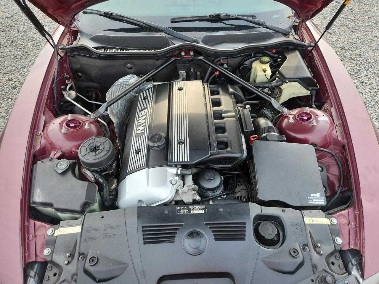 2005 Bmw Z4 3.0 Бордовый vin: 4USBT53505LT28278