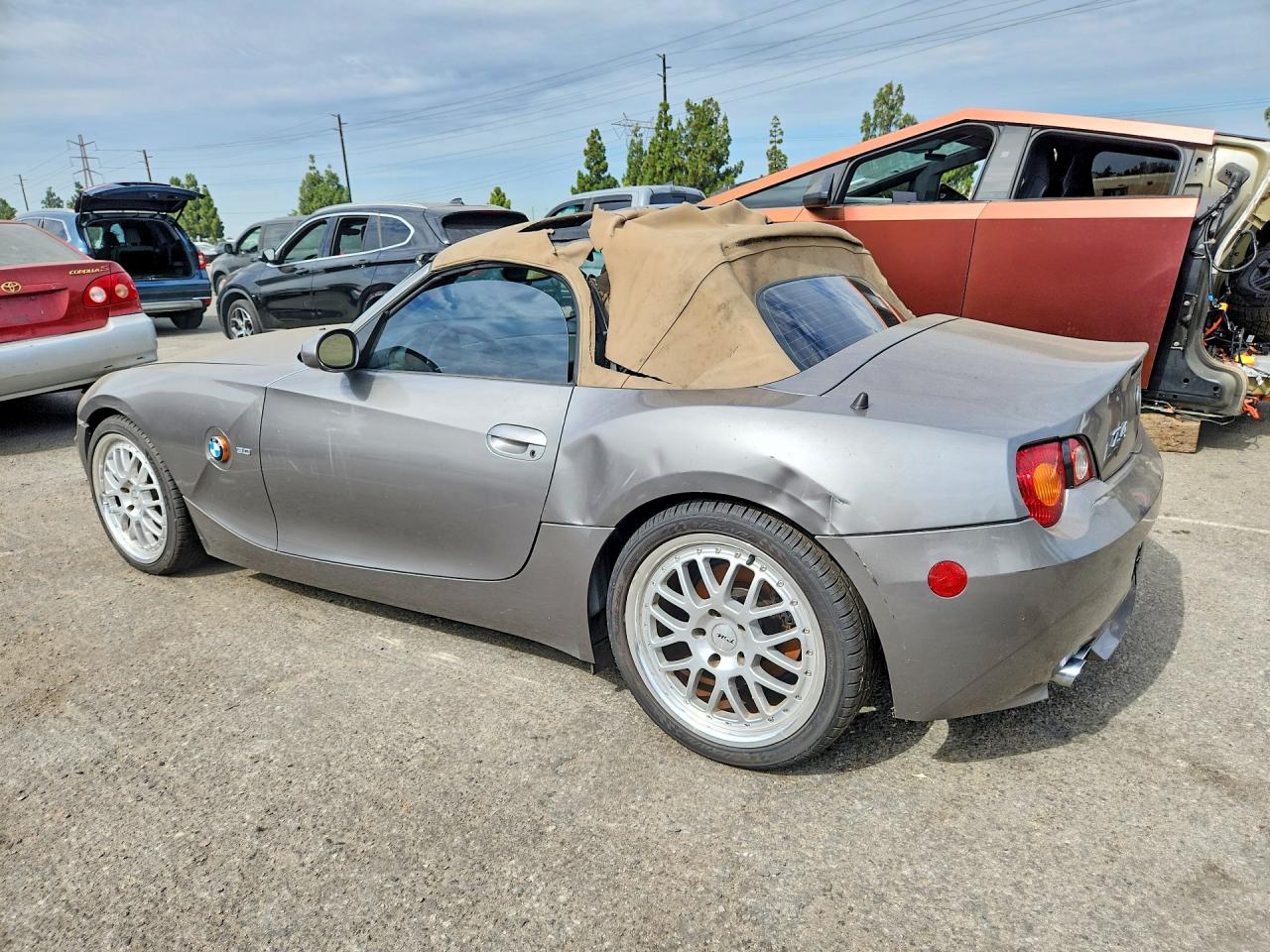 2004 Bmw Z4 3.0 Silver vin: 4USBT53544LU06835