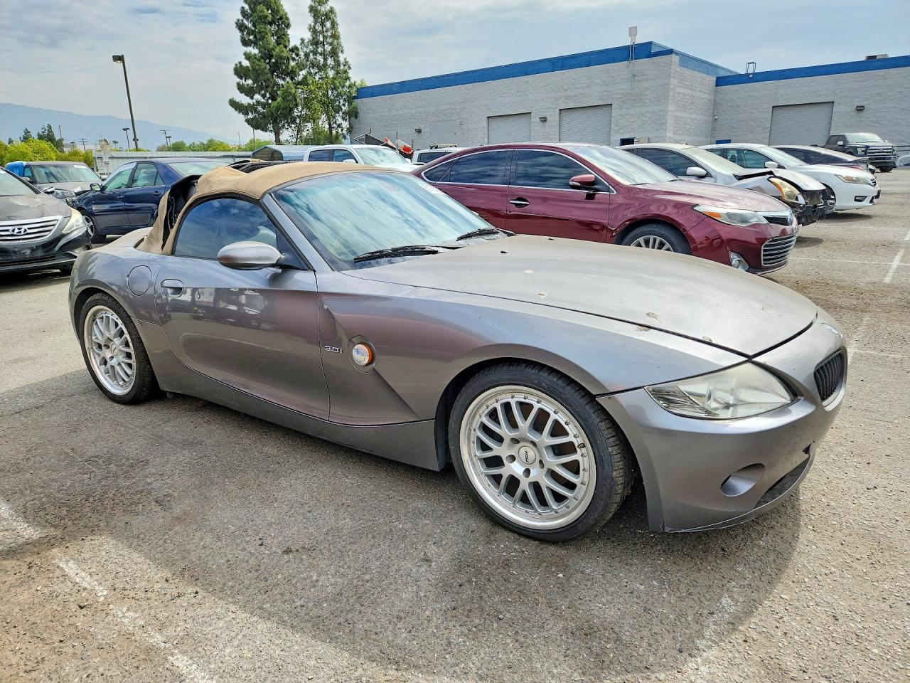 2004 Bmw Z4 3.0 Silver vin: 4USBT53544LU06835