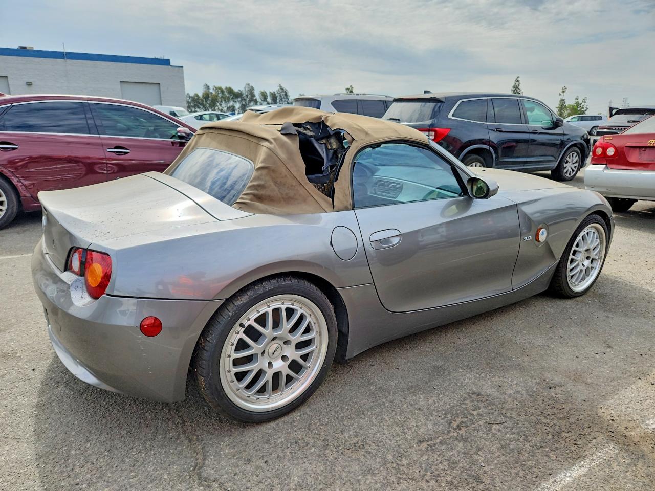 2004 Bmw Z4 3.0 Silver vin: 4USBT53544LU06835