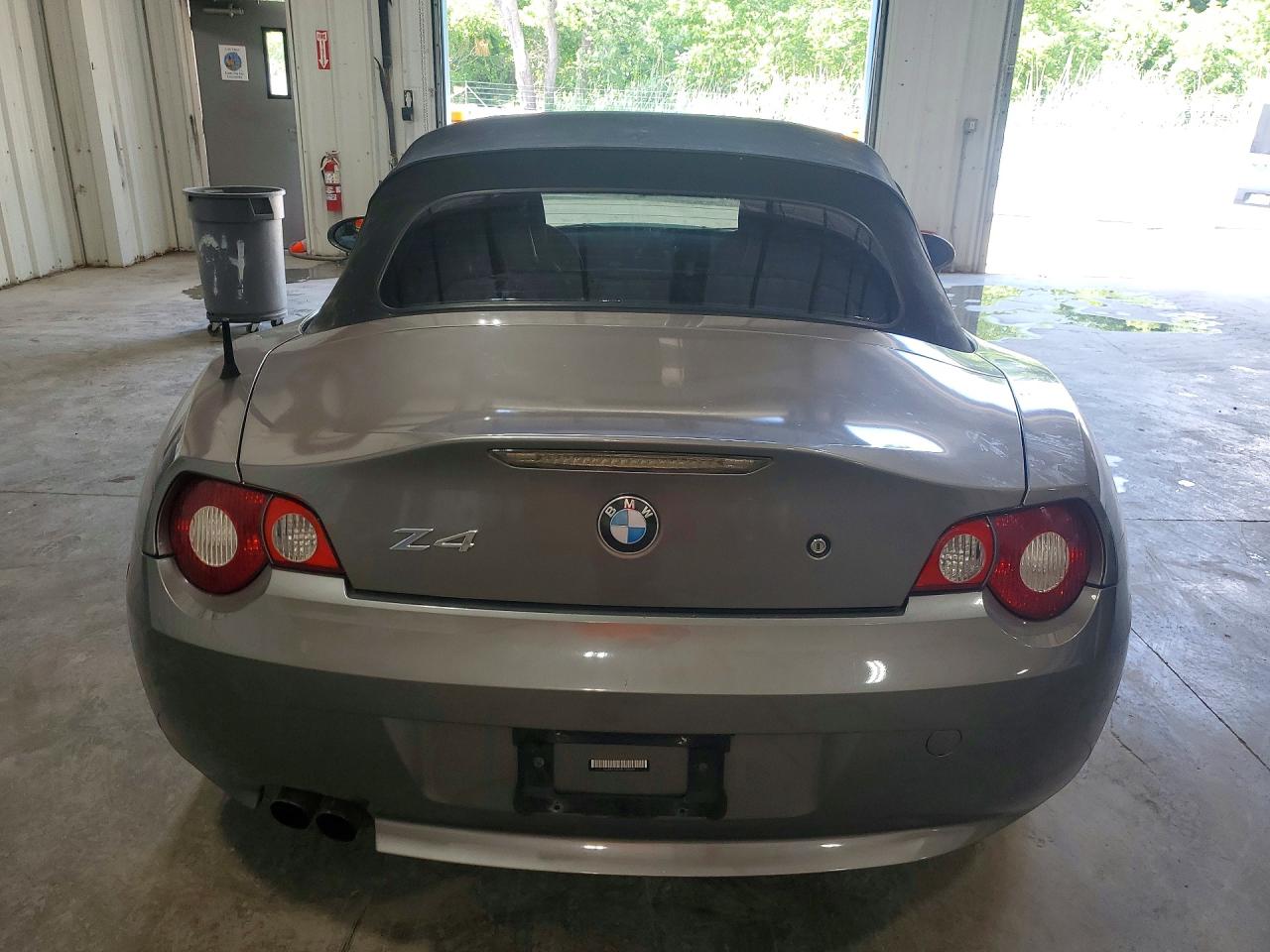2005 Bmw Z4 3.0 Gray vin: 4USBT53545LT28509