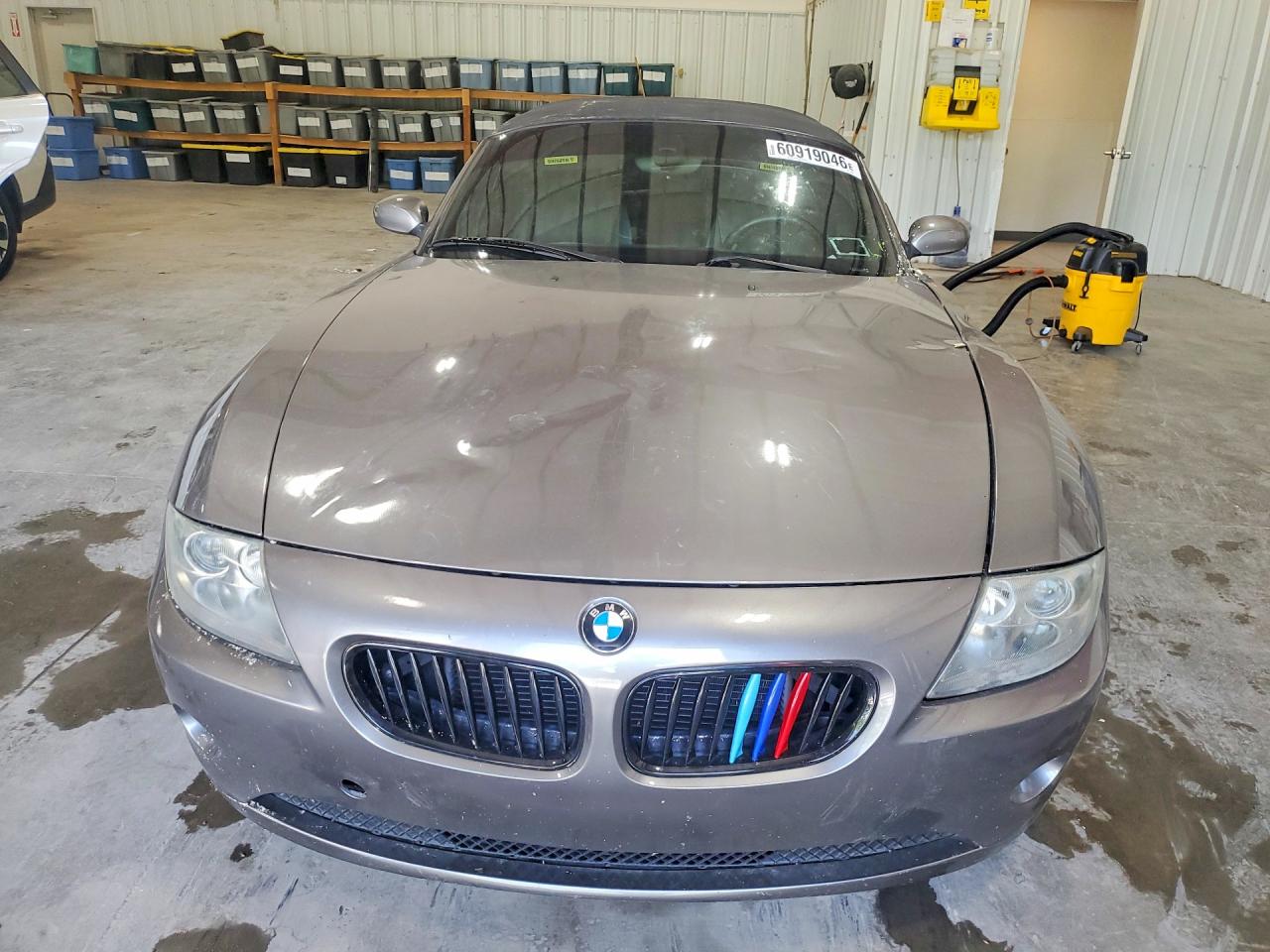 2005 Bmw Z4 3.0 Gray vin: 4USBT53545LT28509