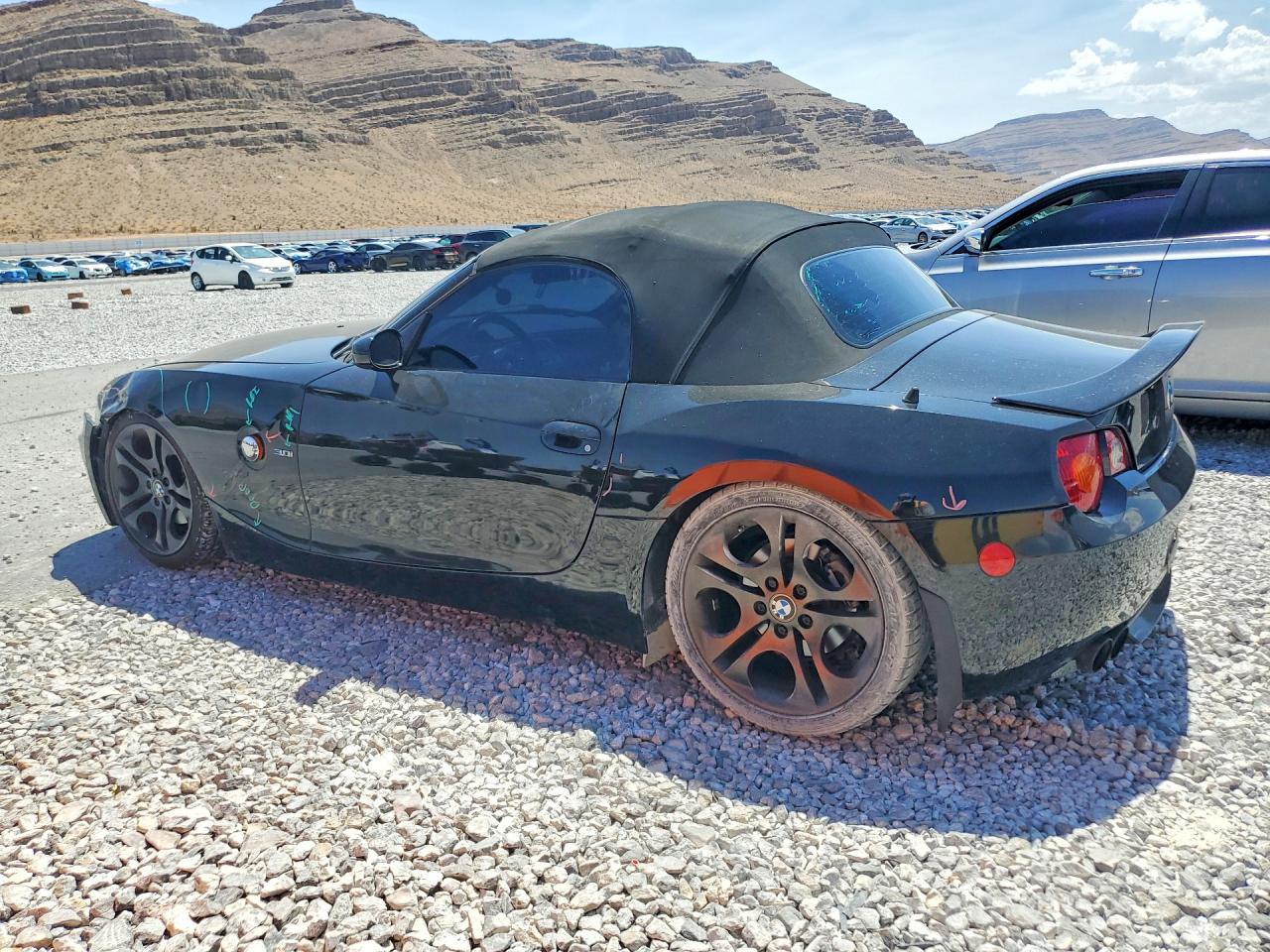 2004 Bmw Z4 3.0 Black vin: 4USBT53554LU08576