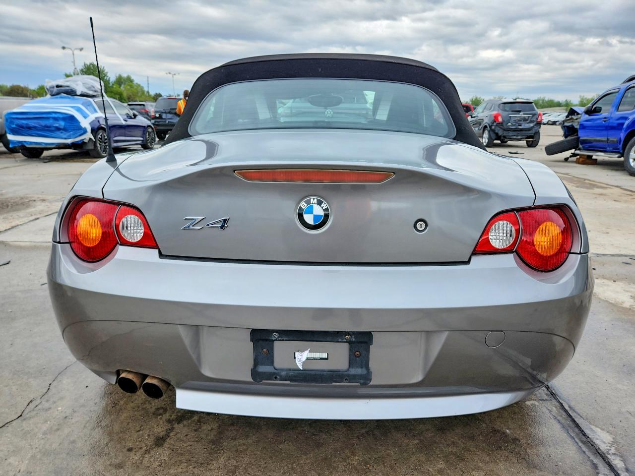 2004 Bmw Z4 3.0 Gray vin: 4USBT53564LT27229