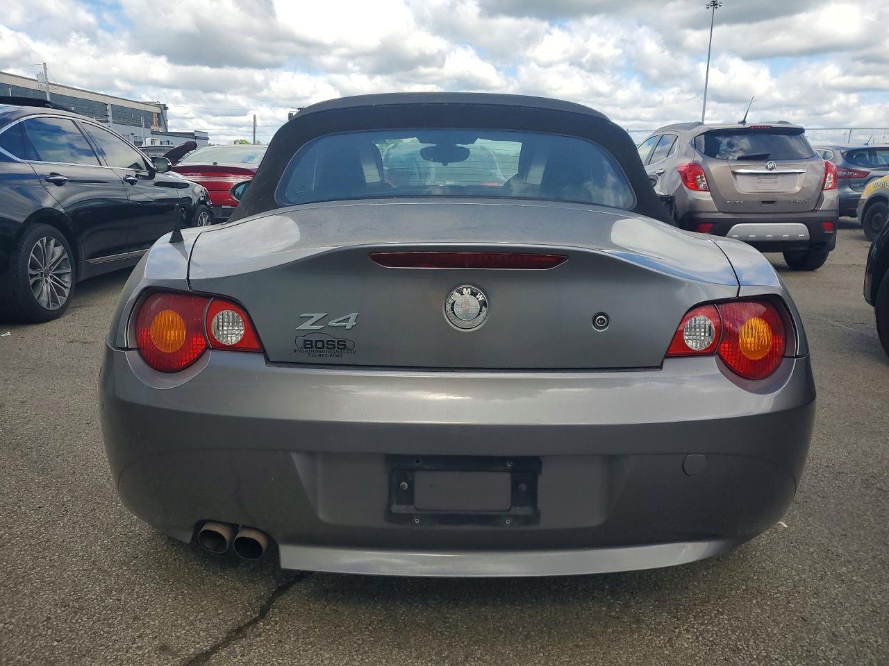 2004 Bmw Z4 3.0 Gray vin: 4USBT53564LT27442