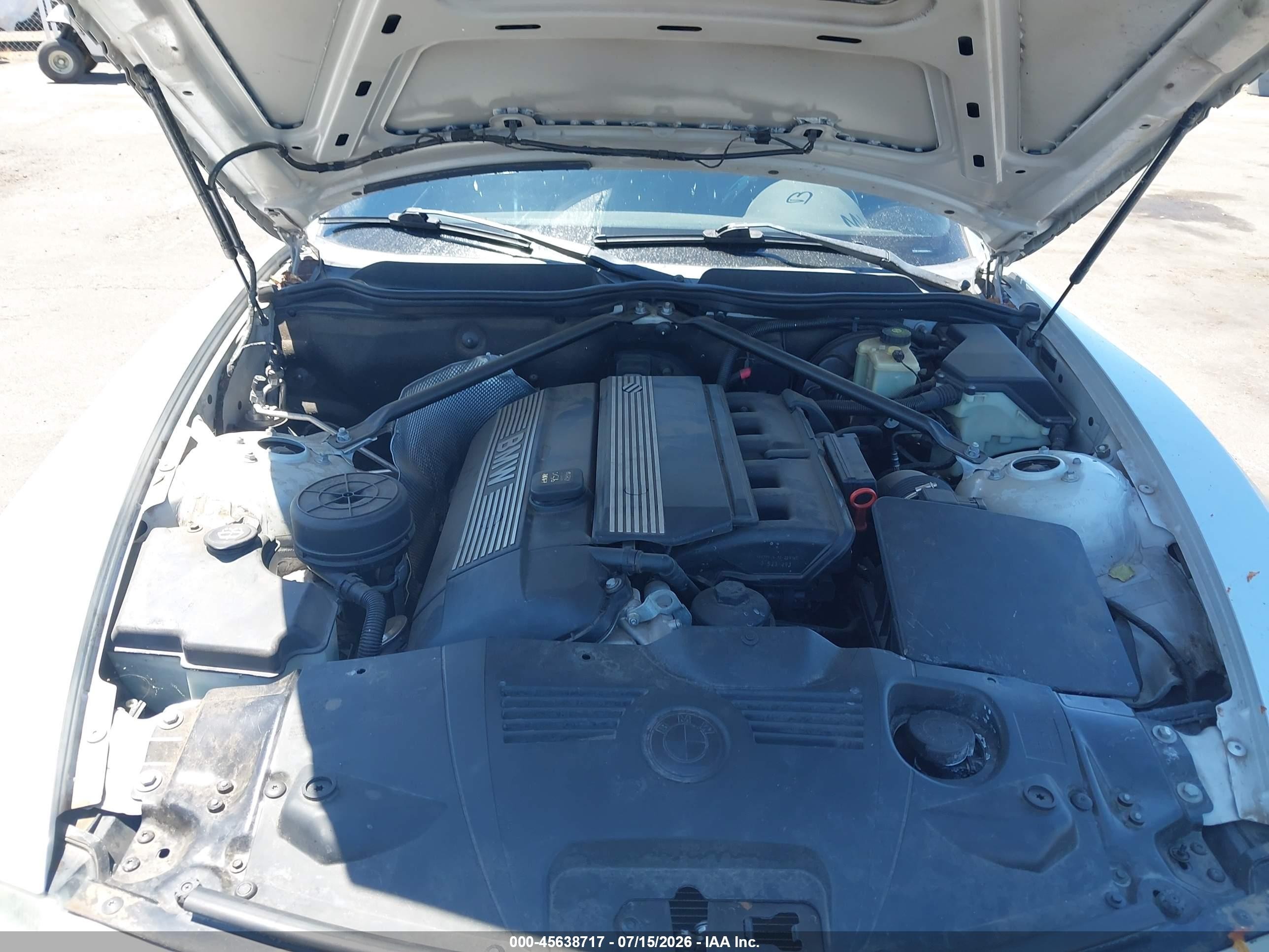 2005 Bmw Z4 3.0i Silver vin: 4USBT53565LU11701