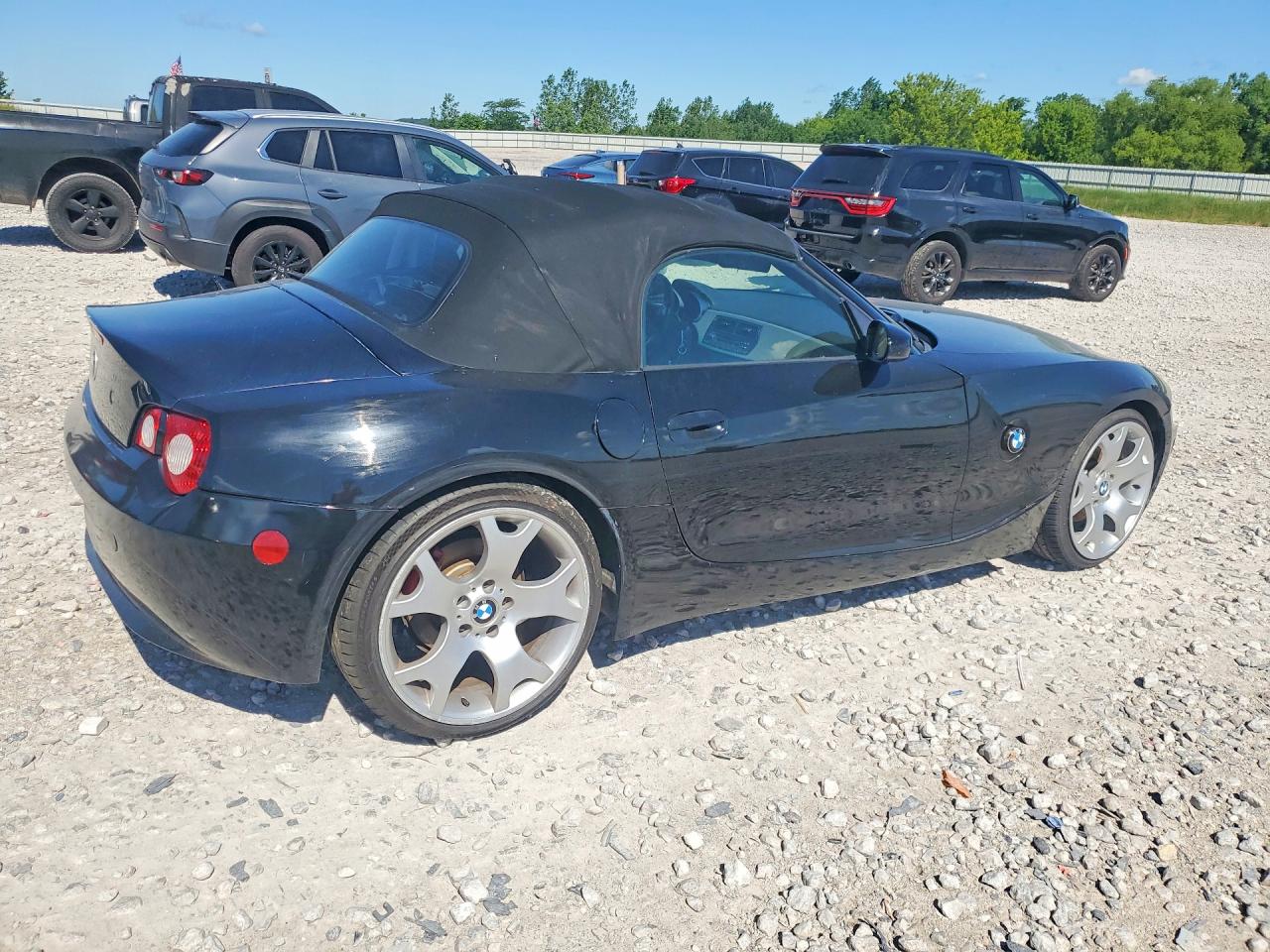 2005 Bmw Z4 3.0 Black vin: 4USBT53575LU09200
