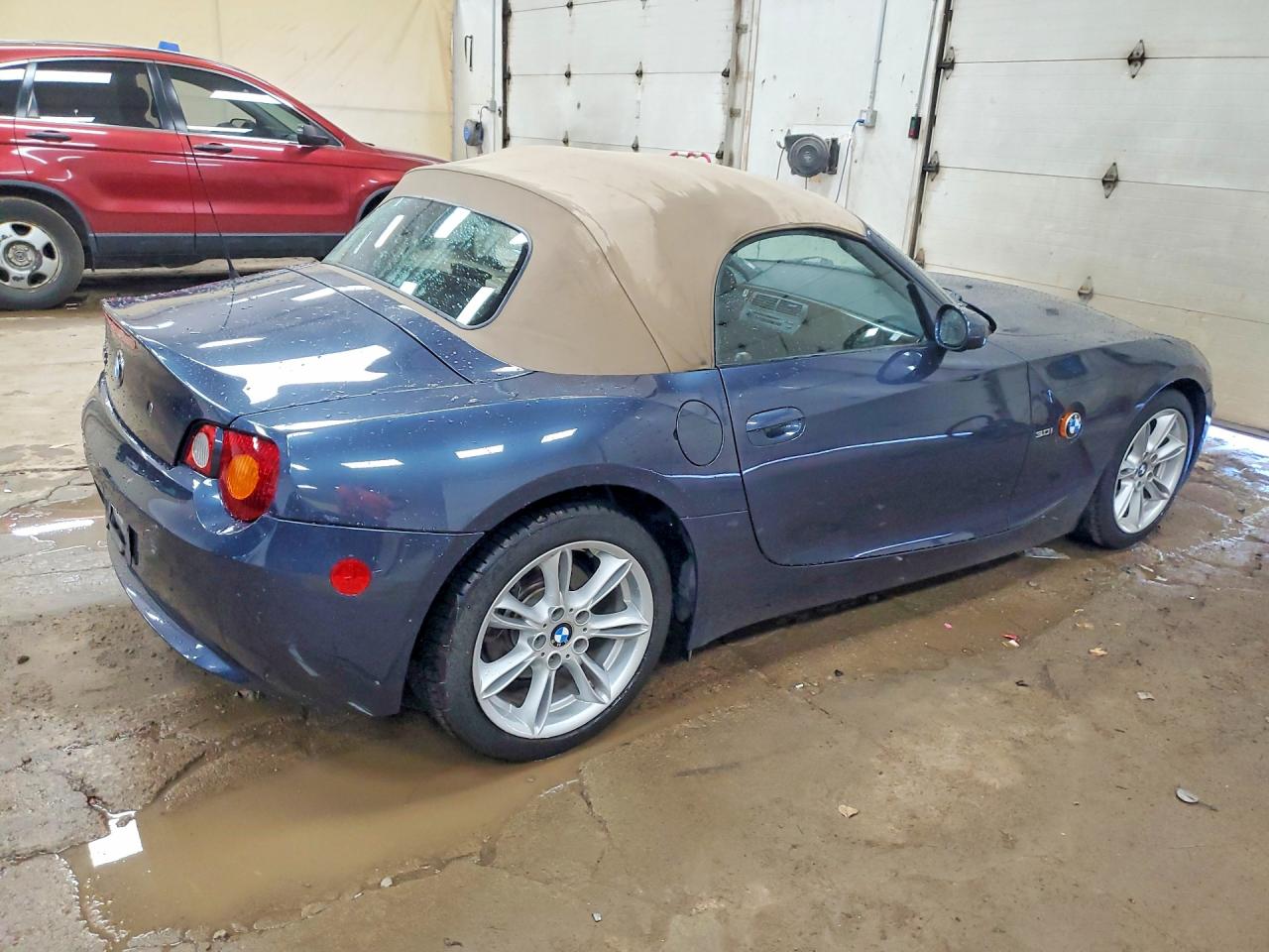 2004 Bmw Z4 3.0 Blue vin: 4USBT53594LU07124