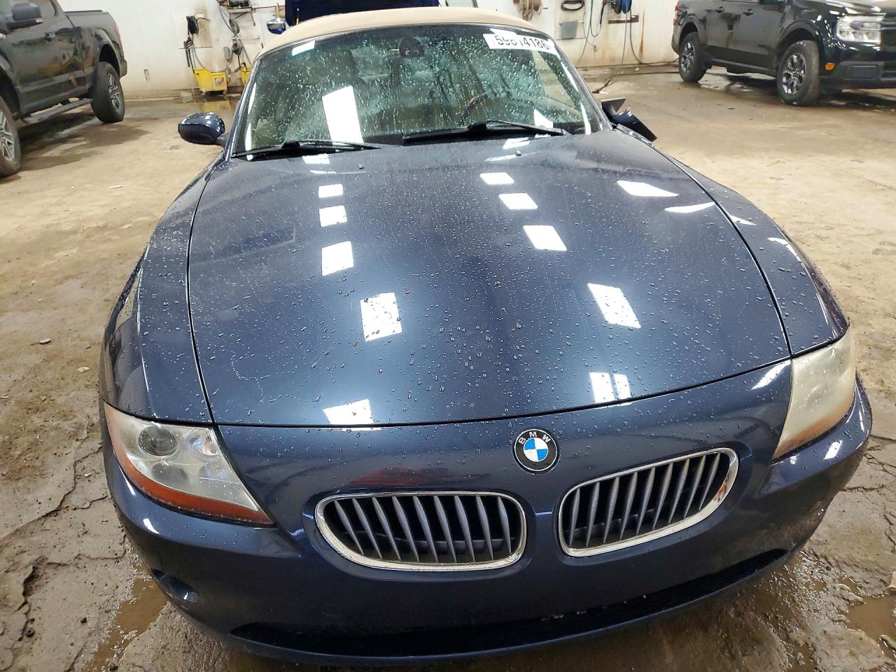 2004 Bmw Z4 3.0 Blue vin: 4USBT53594LU07124