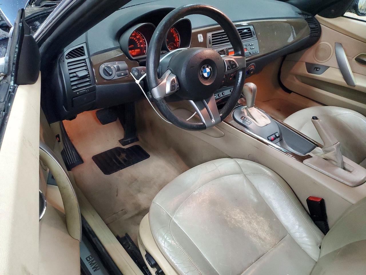 2004 Bmw Z4 3.0 Blue vin: 4USBT53594LU07124